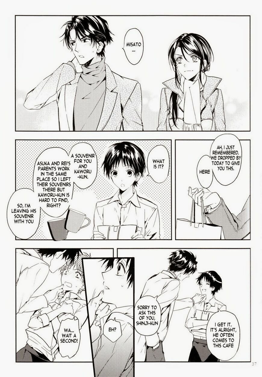 Shin Seiki Evangelion dj - Mirai no Tobira Chapter 1 page 36 - 