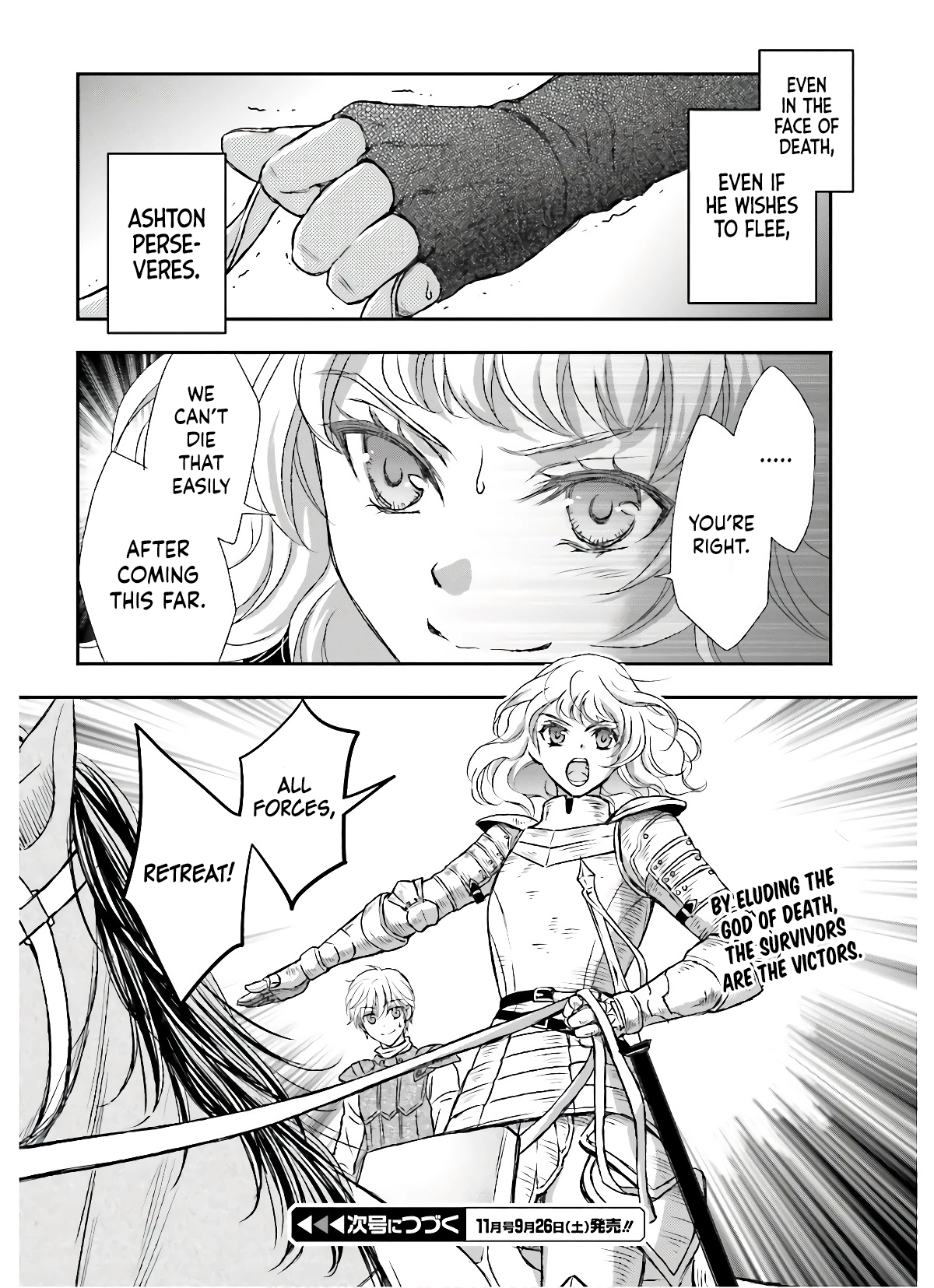 Shinigami ni Sodaterareta Shoujo wa Shikkoku no Tsurugi o Mune ni Idaku Chapter 12 page 25 - 