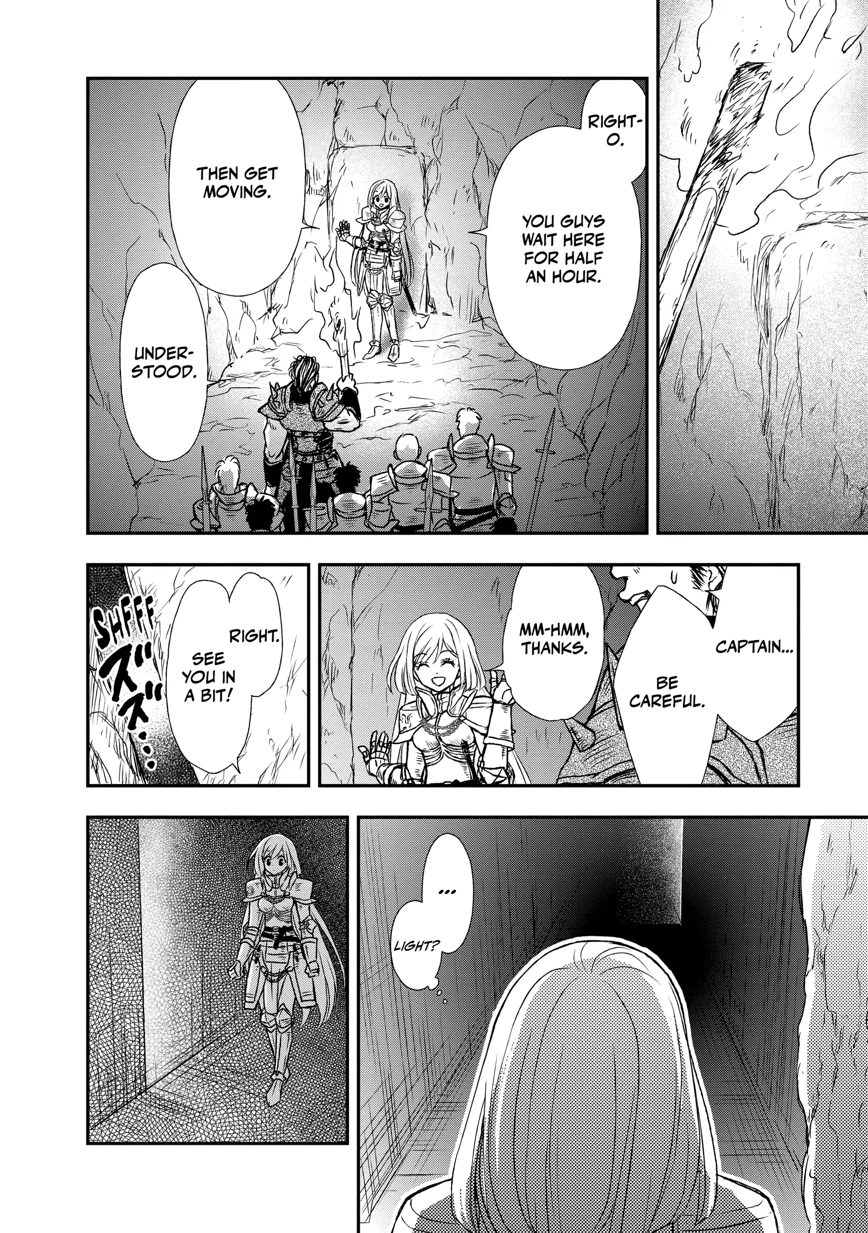 Shinigami ni Sodaterareta Shoujo wa Shikkoku no Tsurugi o Mune ni Idaku Chapter 13 page 4 - 