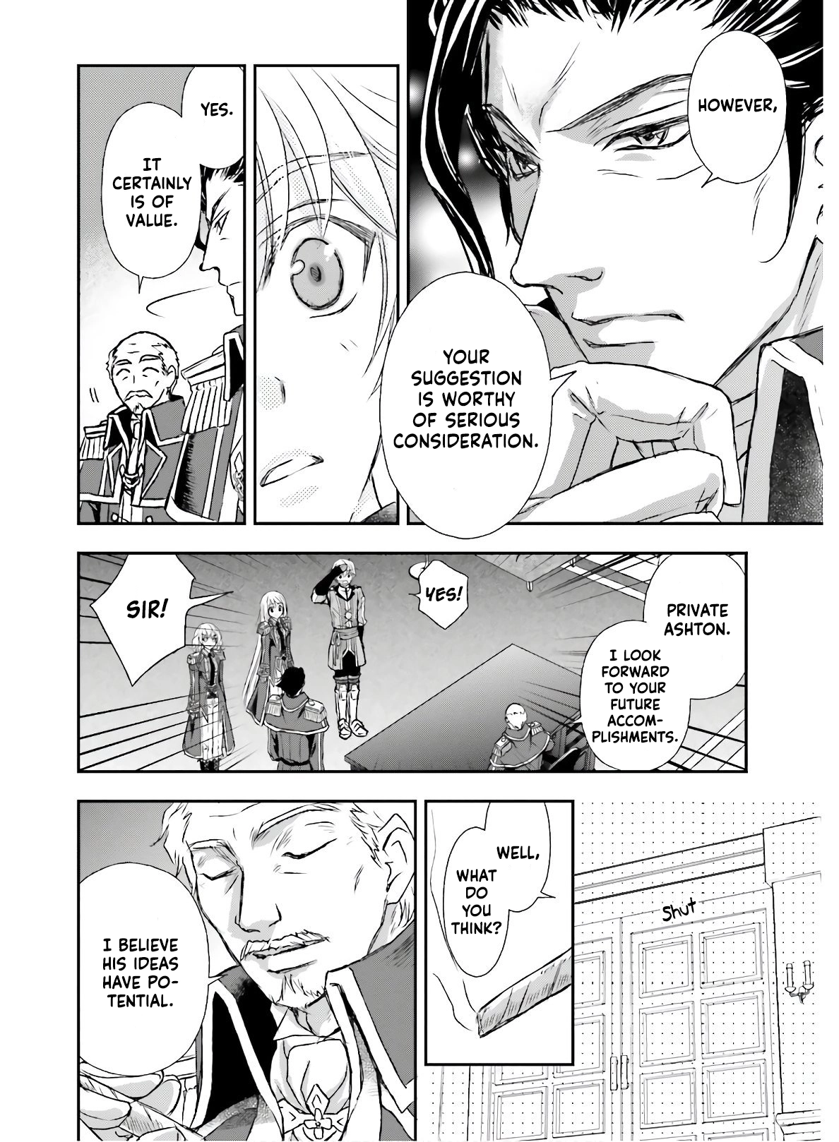 Shinigami ni Sodaterareta Shoujo wa Shikkoku no Tsurugi o Mune ni Idaku Chapter 14 page 25 - 