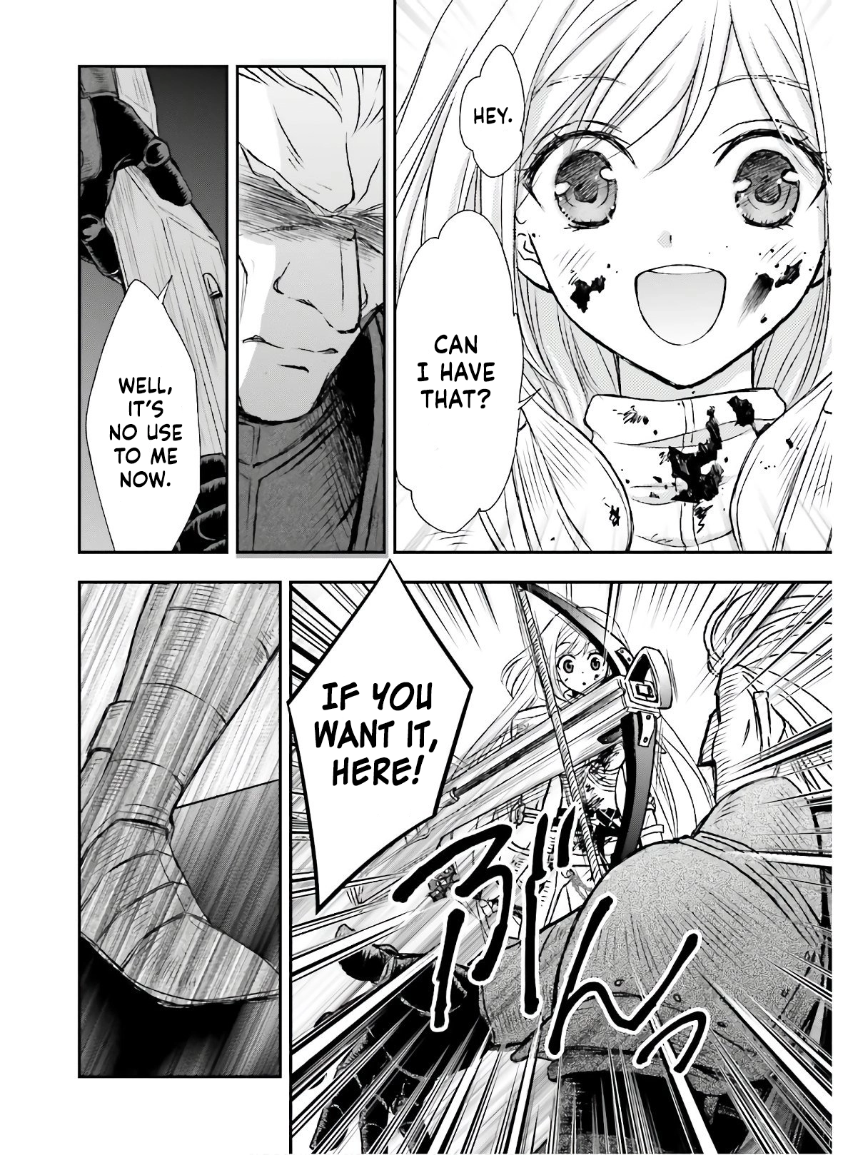 Shinigami ni Sodaterareta Shoujo wa Shikkoku no Tsurugi o Mune ni Idaku Chapter 14 page 7 - 