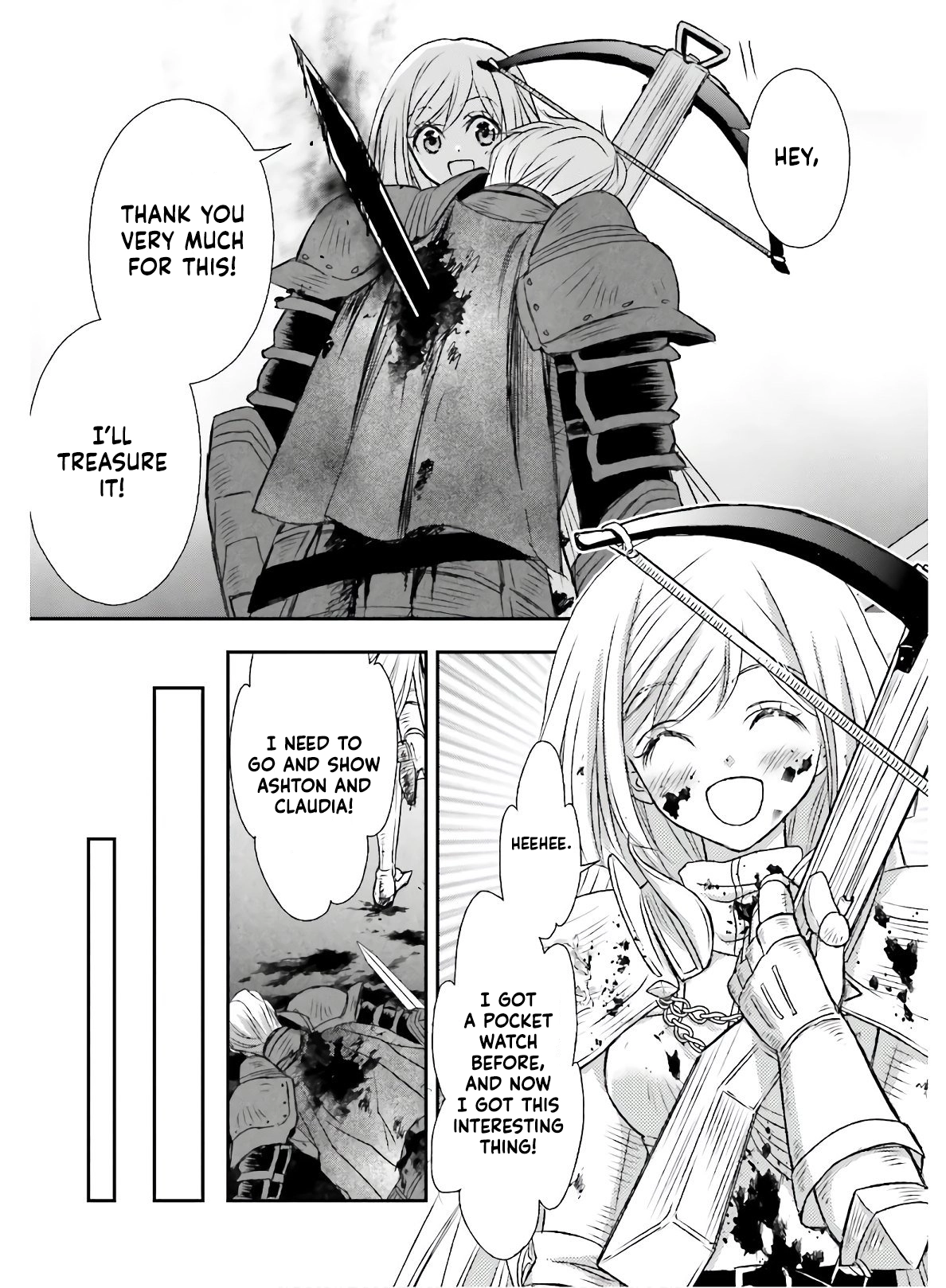 Shinigami ni Sodaterareta Shoujo wa Shikkoku no Tsurugi o Mune ni Idaku Chapter 14 page 9 - 