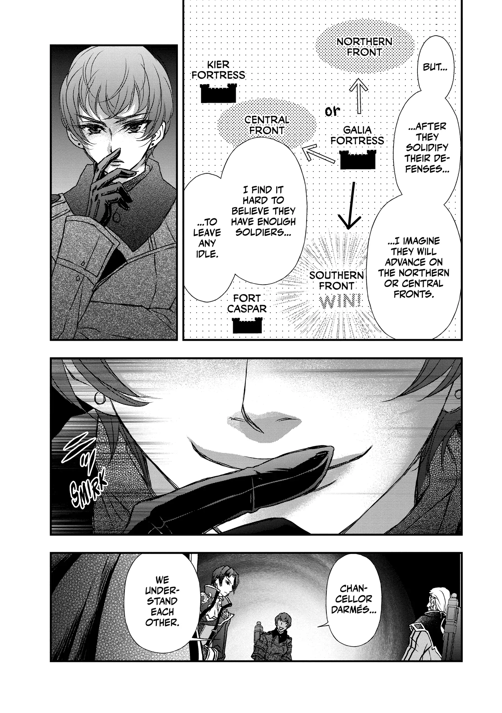Shinigami ni Sodaterareta Shoujo wa Shikkoku no Tsurugi o Mune ni Idaku Chapter 15 page 12 - 