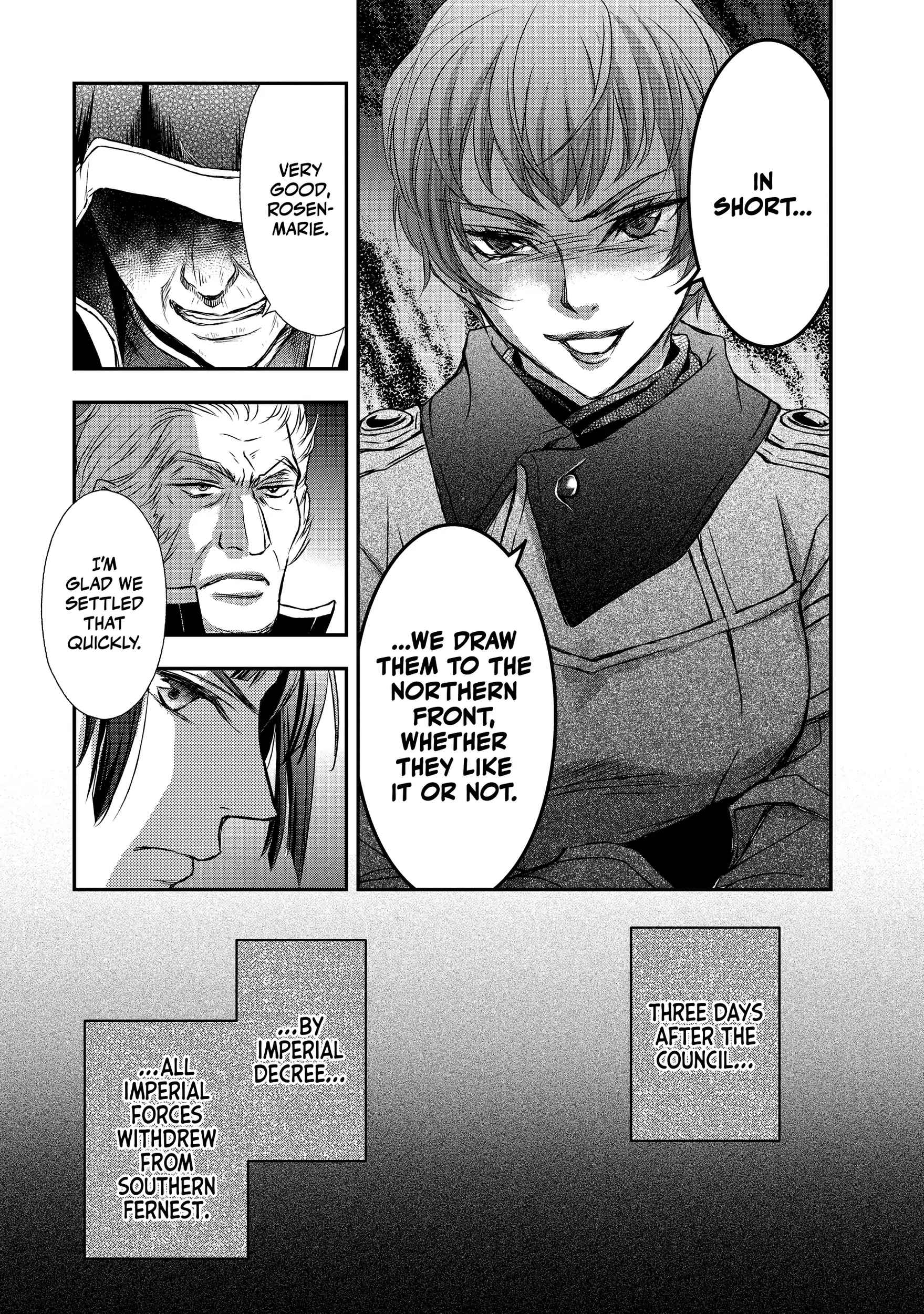 Shinigami ni Sodaterareta Shoujo wa Shikkoku no Tsurugi o Mune ni Idaku Chapter 15 page 13 - 