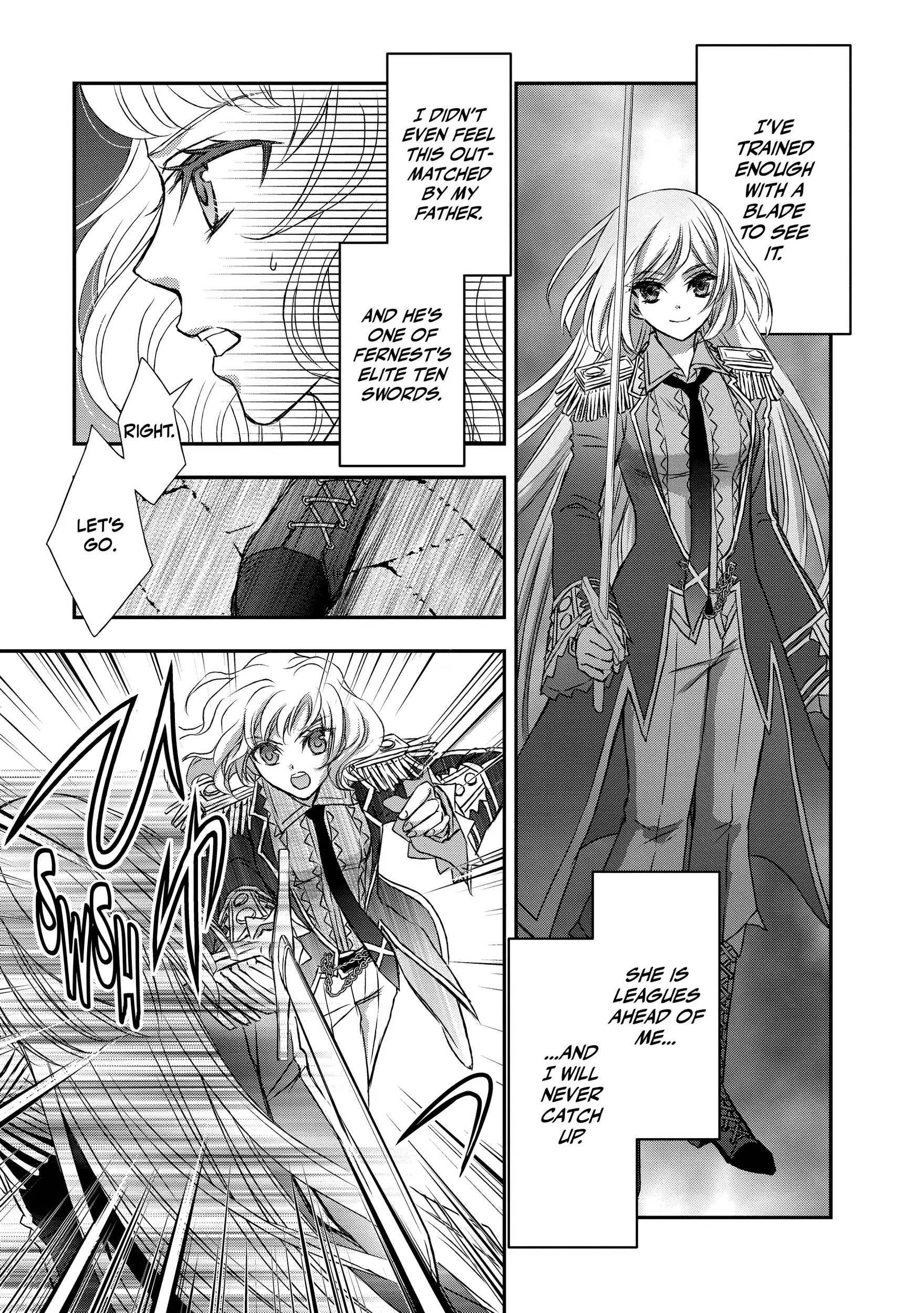 Shinigami ni Sodaterareta Shoujo wa Shikkoku no Tsurugi o Mune ni Idaku Chapter 15 page 15 - 