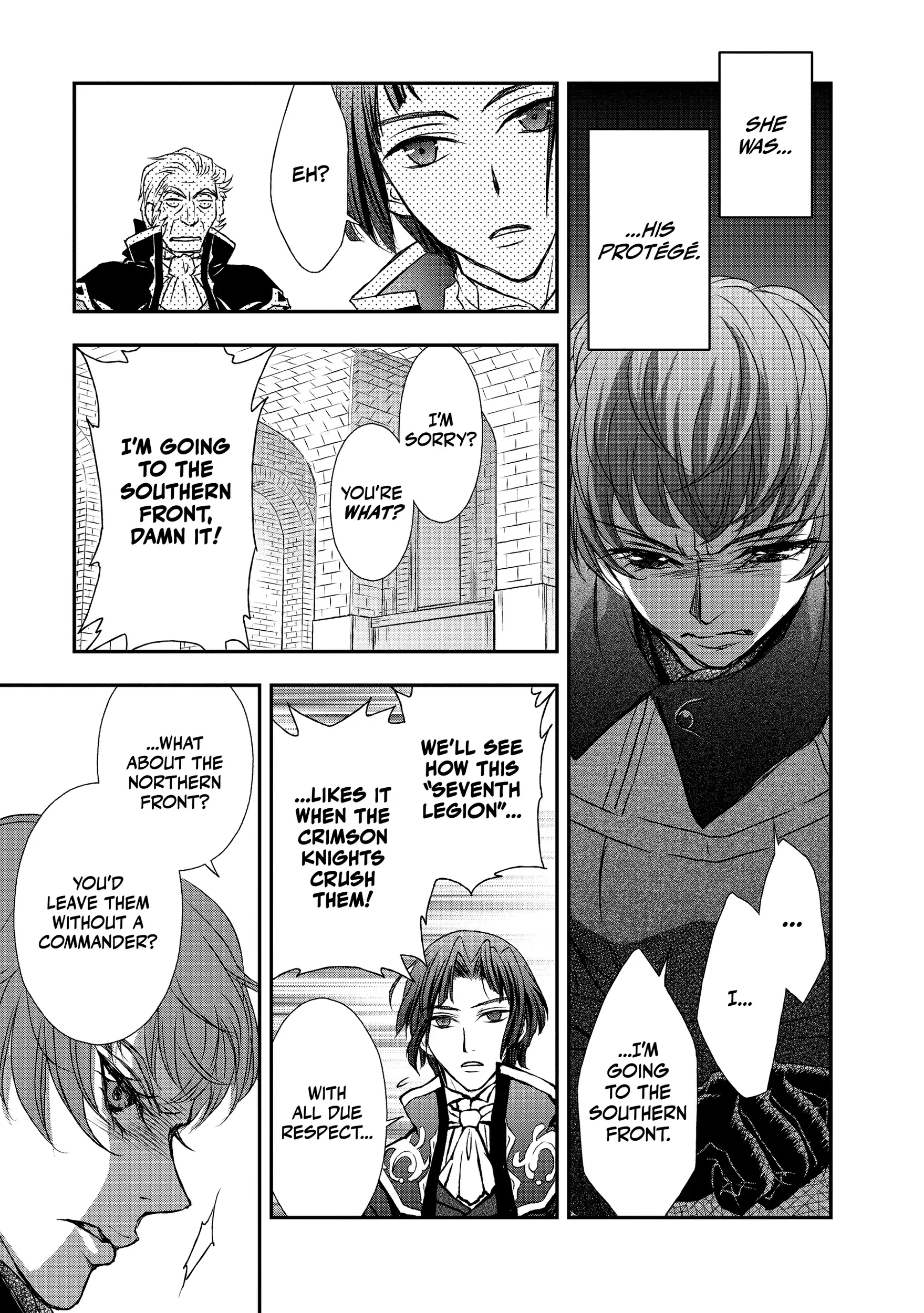 Shinigami ni Sodaterareta Shoujo wa Shikkoku no Tsurugi o Mune ni Idaku Chapter 15 page 3 - 