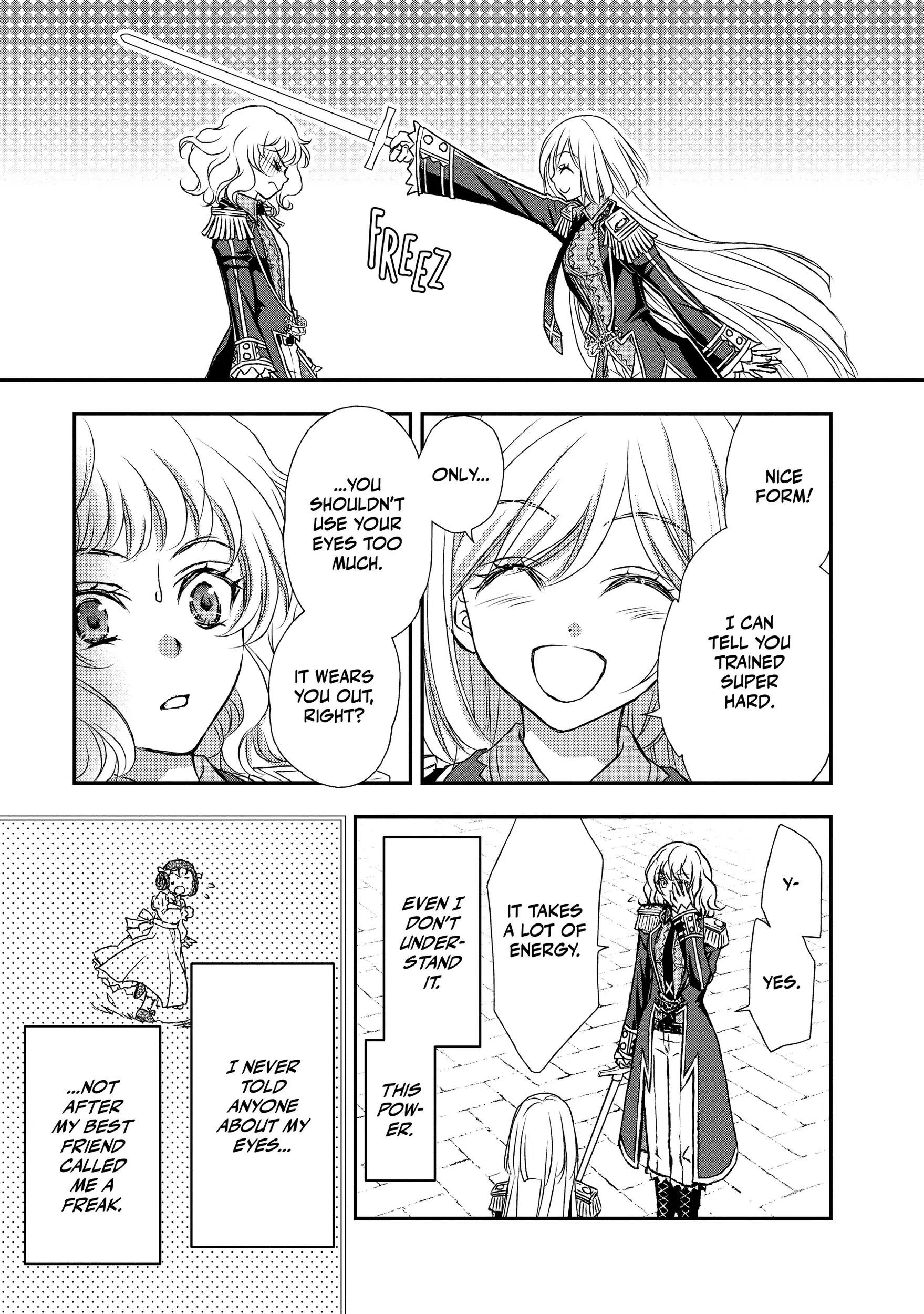 Shinigami ni Sodaterareta Shoujo wa Shikkoku no Tsurugi o Mune ni Idaku Chapter 15 page 23 - 