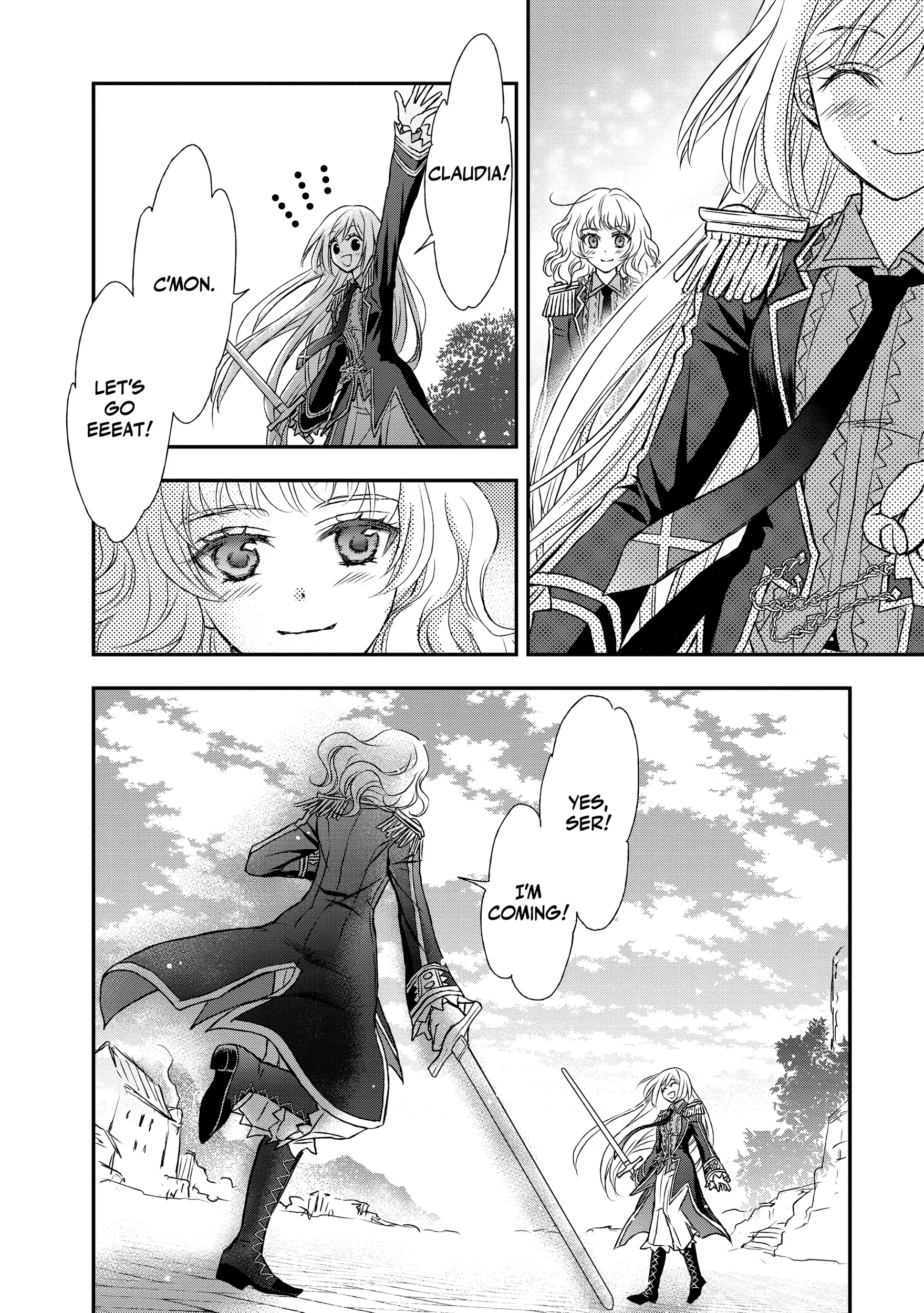 Shinigami ni Sodaterareta Shoujo wa Shikkoku no Tsurugi o Mune ni Idaku Chapter 15 page 26 - 