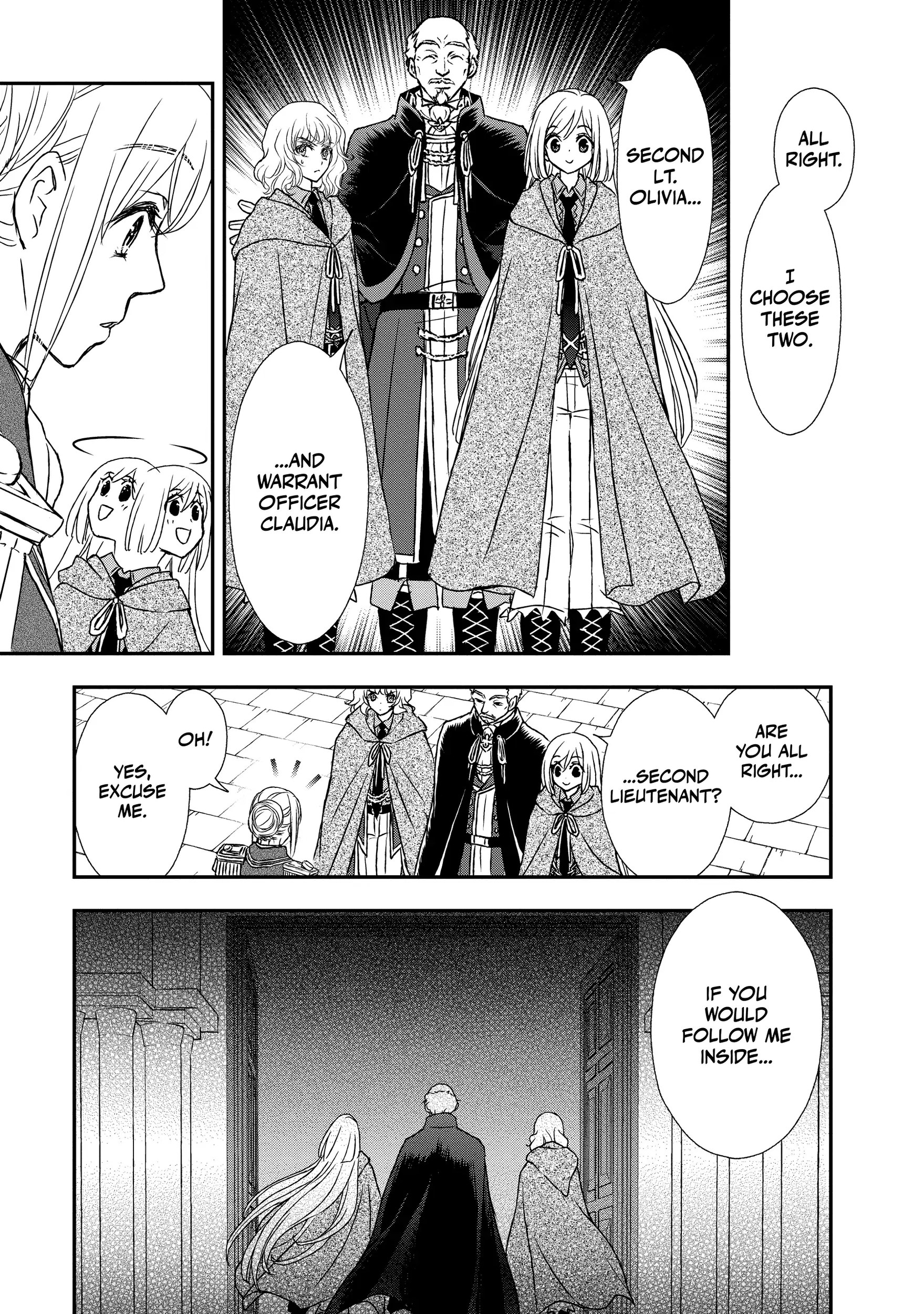 Shinigami ni Sodaterareta Shoujo wa Shikkoku no Tsurugi o Mune ni Idaku Chapter 16 page 12 - 