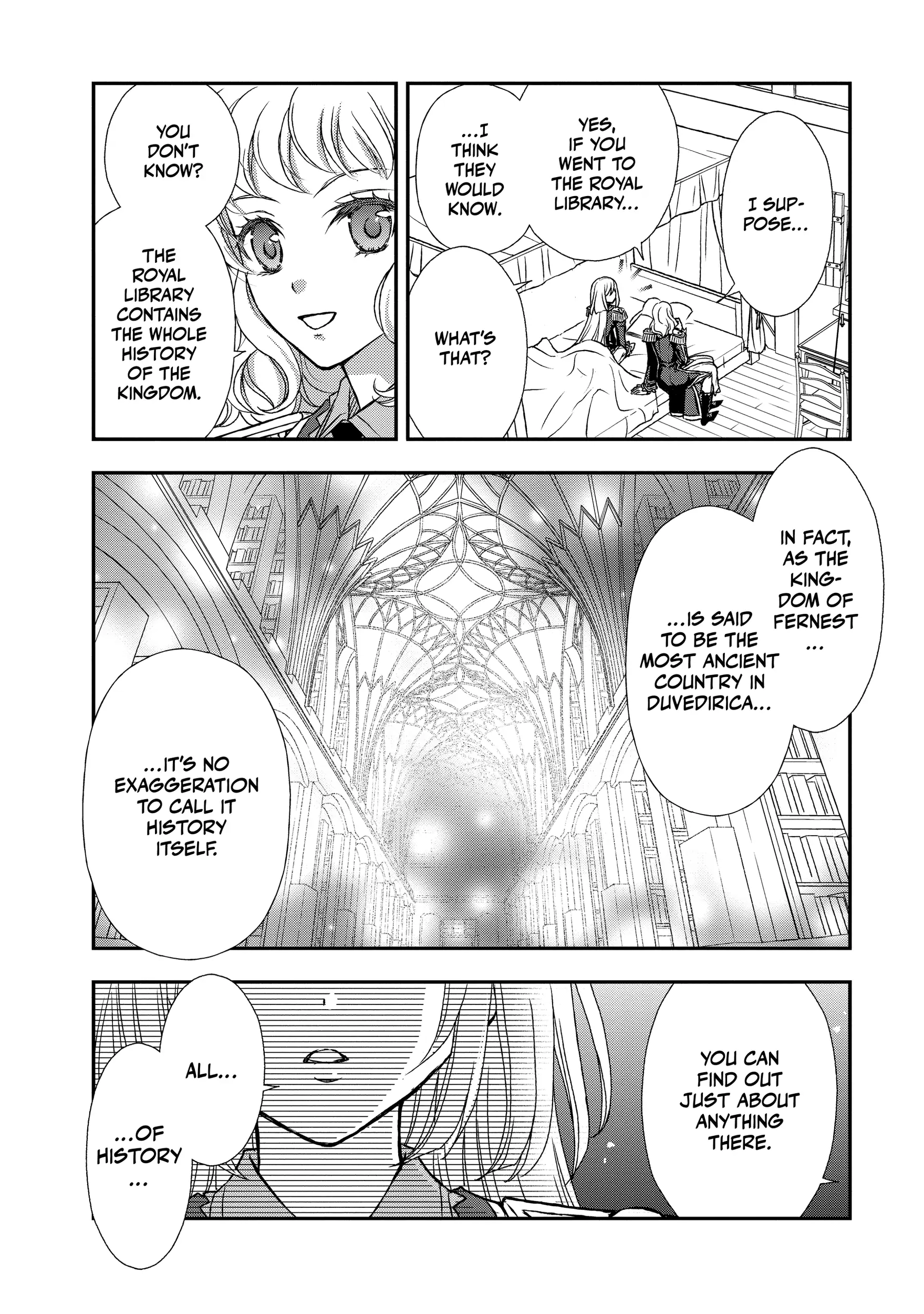 Shinigami ni Sodaterareta Shoujo wa Shikkoku no Tsurugi o Mune ni Idaku Chapter 19 page 14 - 