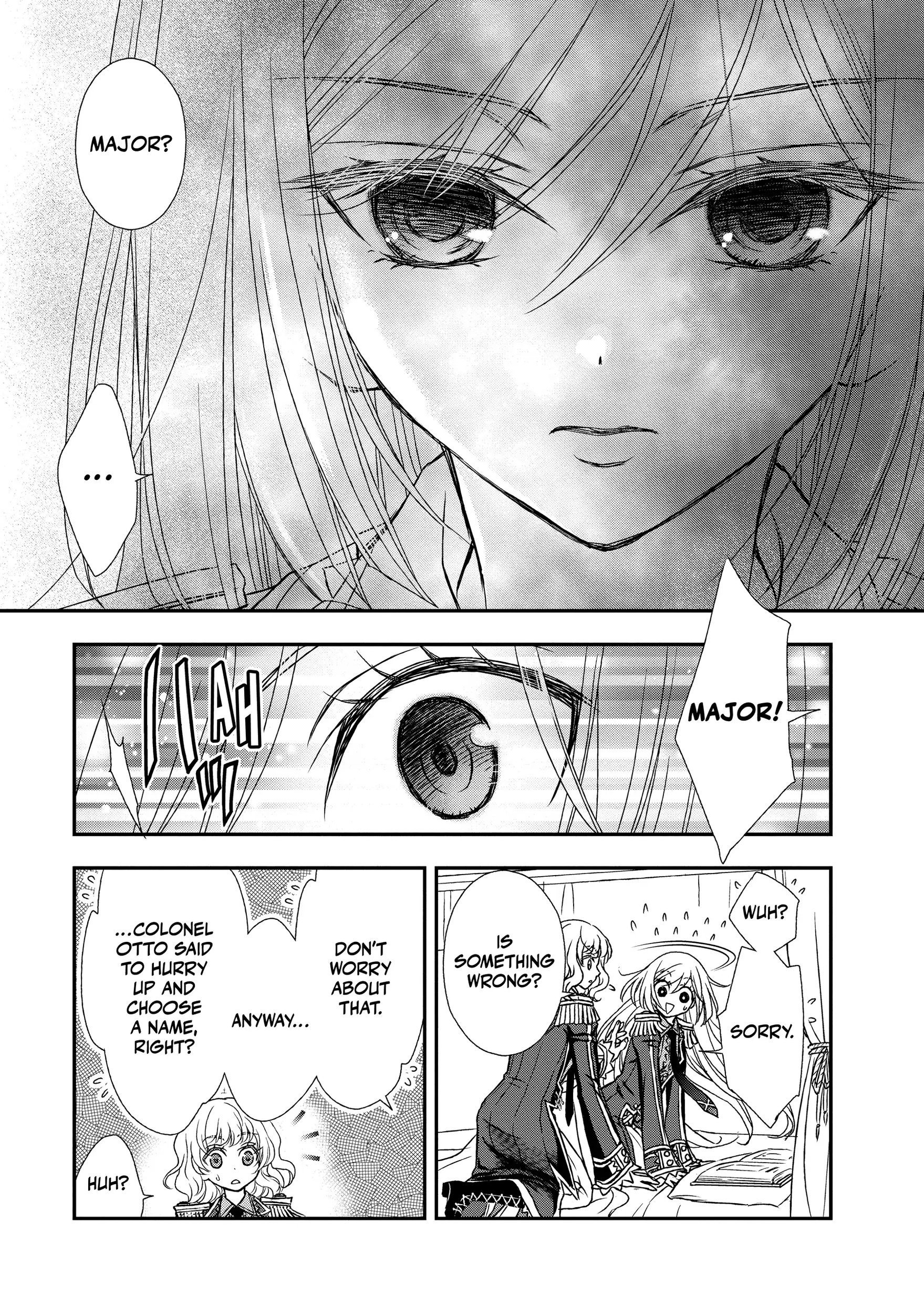 Shinigami ni Sodaterareta Shoujo wa Shikkoku no Tsurugi o Mune ni Idaku Chapter 19 page 15 - 