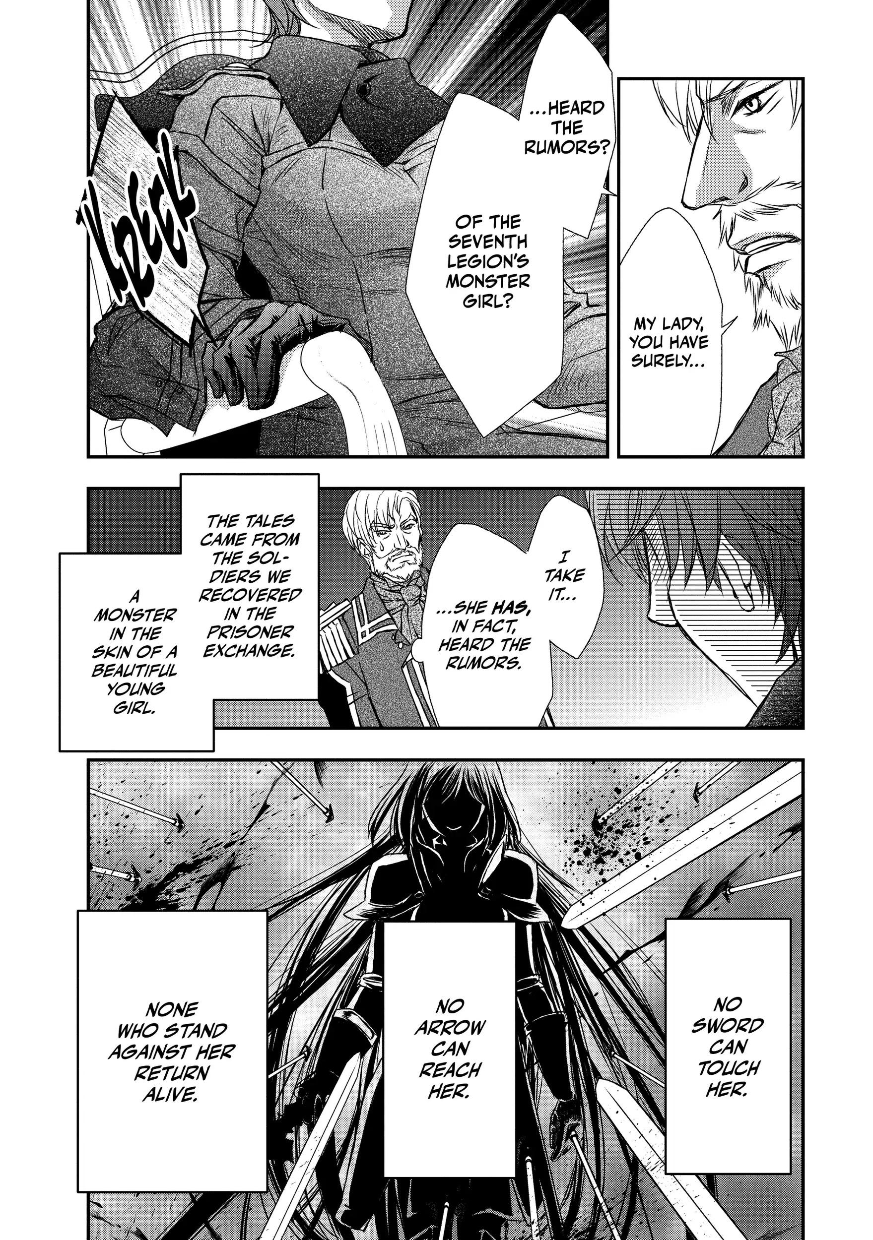 Shinigami ni Sodaterareta Shoujo wa Shikkoku no Tsurugi o Mune ni Idaku Chapter 19 page 22 - 