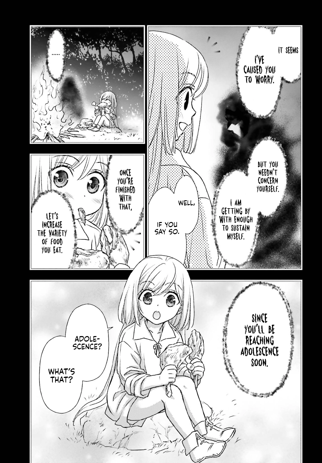 Shinigami ni Sodaterareta Shoujo wa Shikkoku no Tsurugi o Mune ni Idaku Chapter 20 page 14 - 