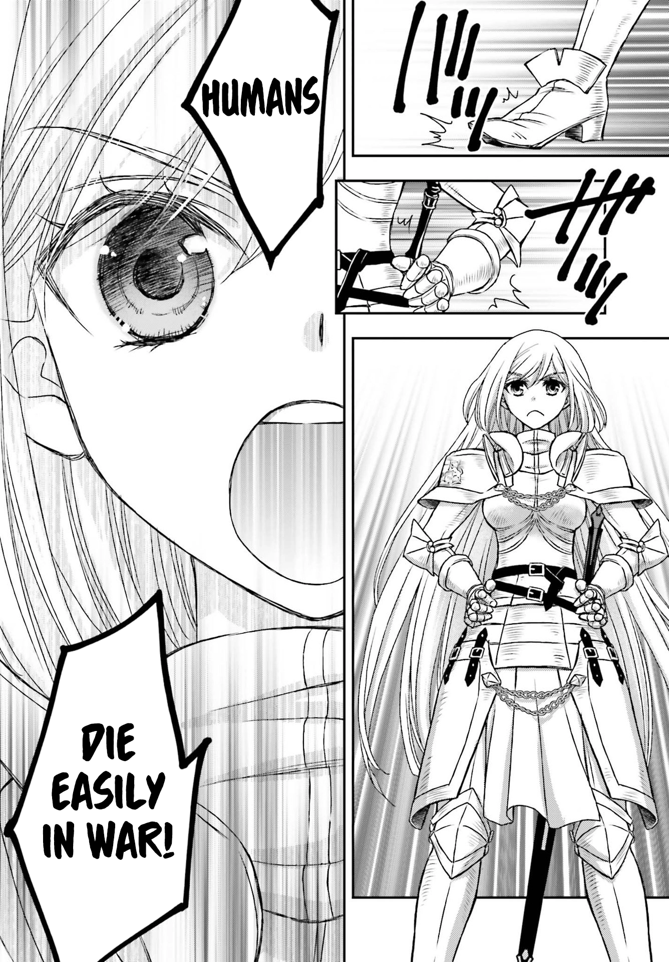 Shinigami ni Sodaterareta Shoujo wa Shikkoku no Tsurugi o Mune ni Idaku Chapter 20 page 21 - 