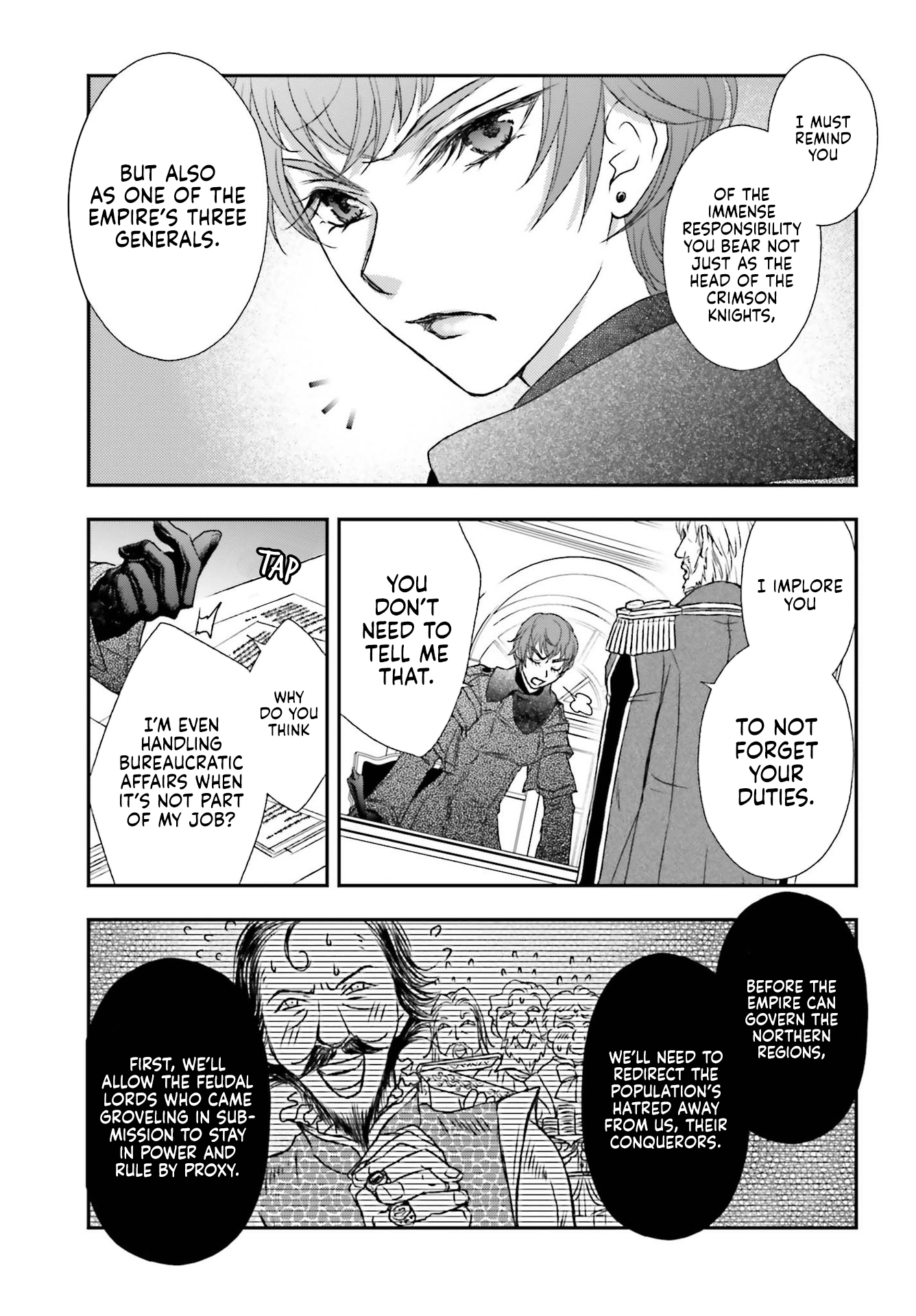 Shinigami ni Sodaterareta Shoujo wa Shikkoku no Tsurugi o Mune ni Idaku Chapter 20 page 4 - 