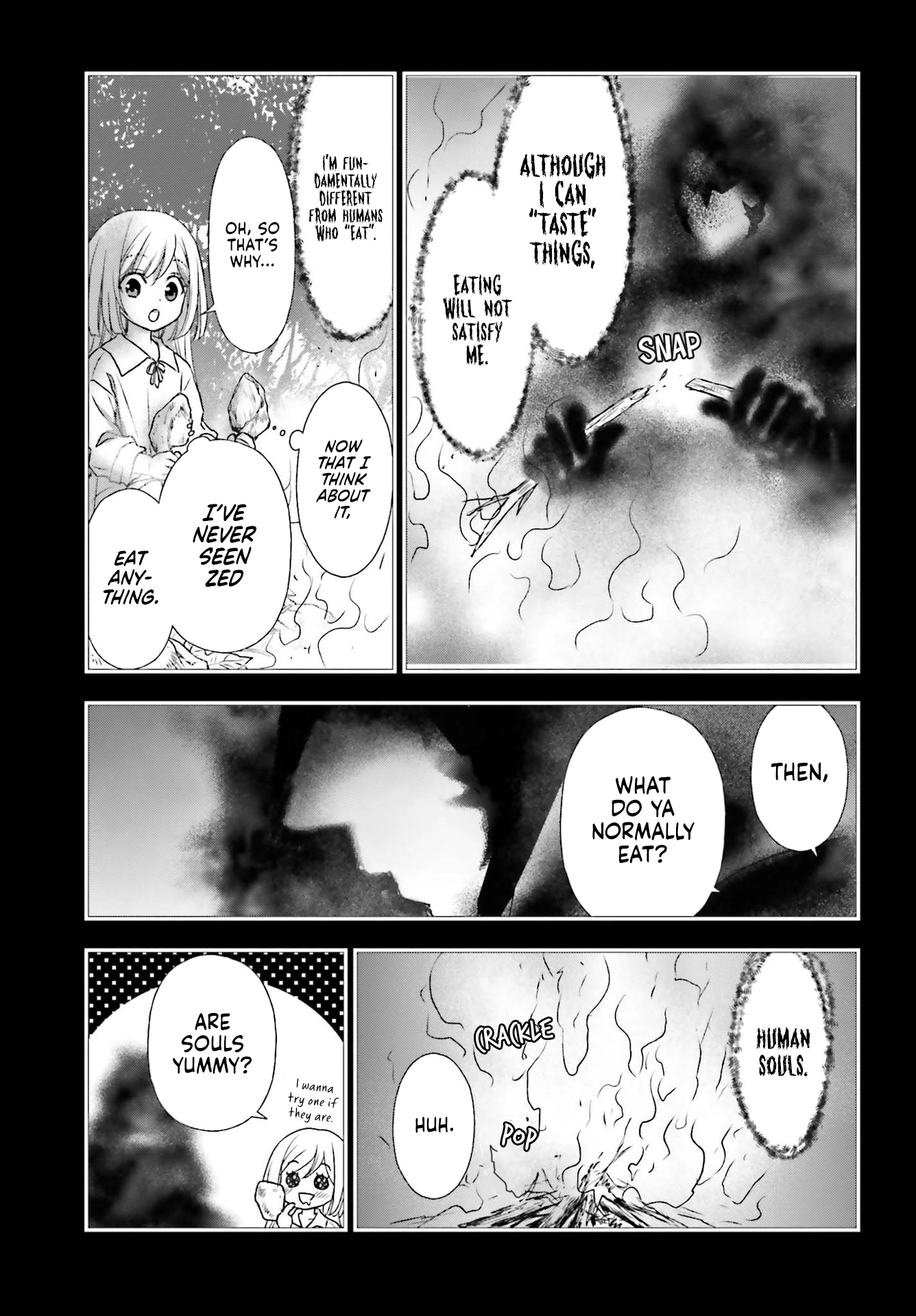 Shinigami ni Sodaterareta Shoujo wa Shikkoku no Tsurugi o Mune ni Idaku Chapter 20 page 8 - 