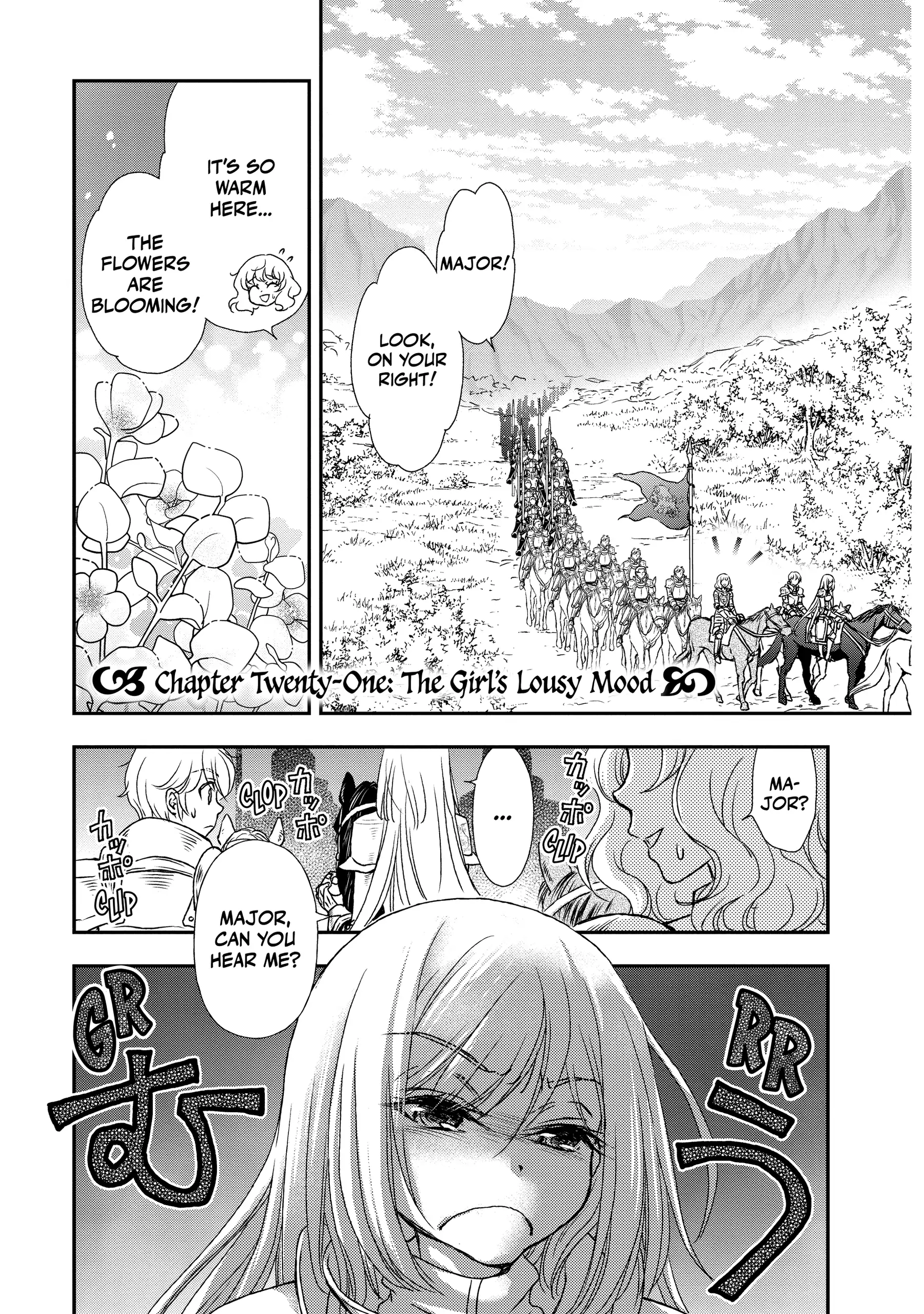 Shinigami ni Sodaterareta Shoujo wa Shikkoku no Tsurugi o Mune ni Idaku Chapter 21 page 1 - 