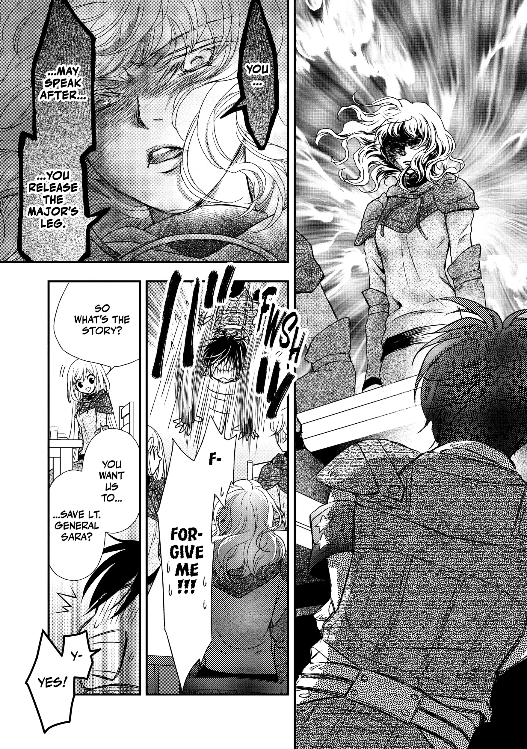 Shinigami ni Sodaterareta Shoujo wa Shikkoku no Tsurugi o Mune ni Idaku Chapter 21 page 27 - 