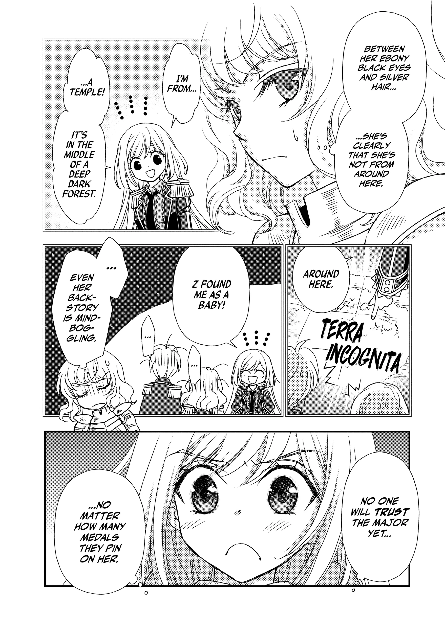 Shinigami ni Sodaterareta Shoujo wa Shikkoku no Tsurugi o Mune ni Idaku Chapter 21 page 6 - 