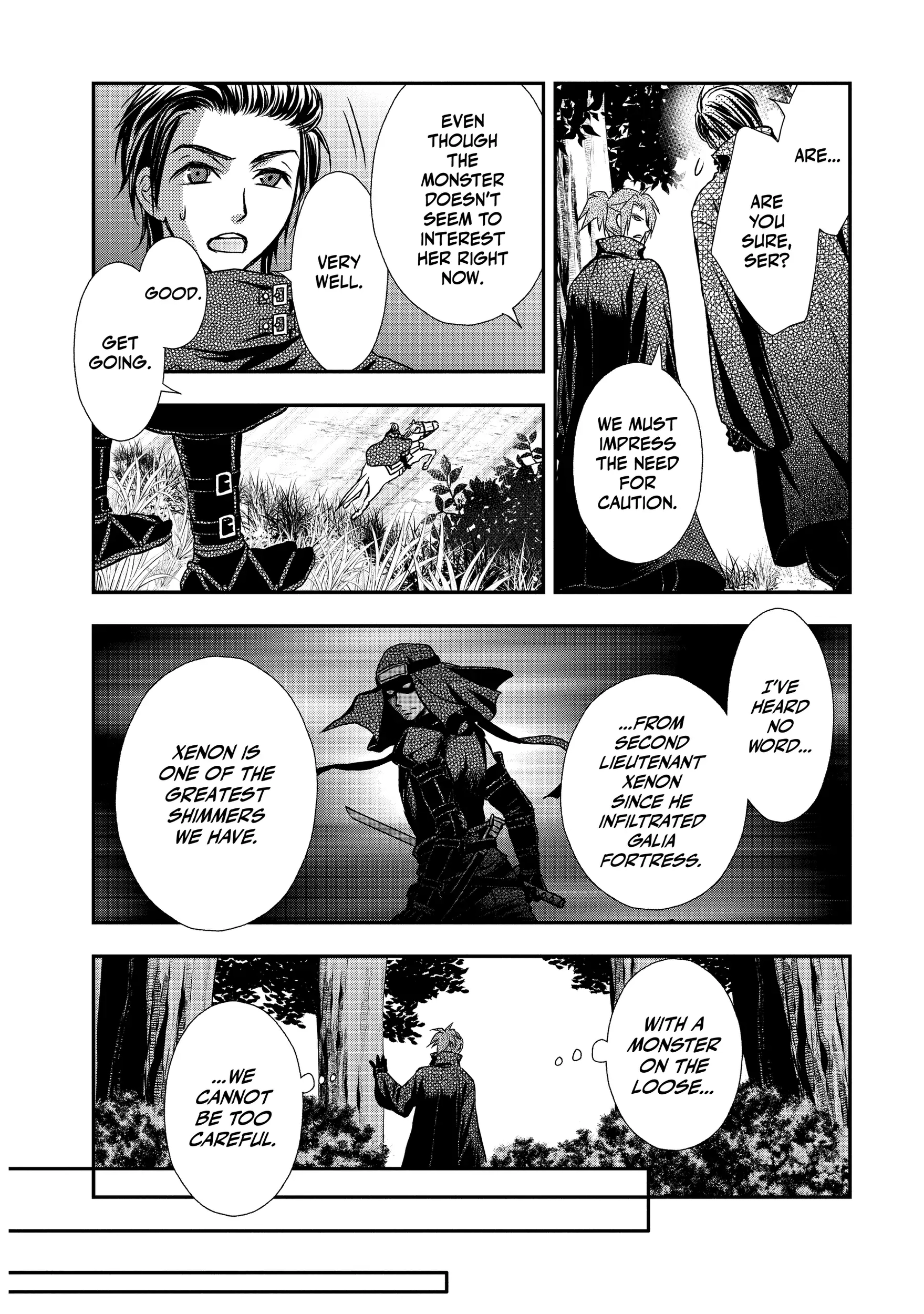 Shinigami ni Sodaterareta Shoujo wa Shikkoku no Tsurugi o Mune ni Idaku Chapter 22 page 14 - 