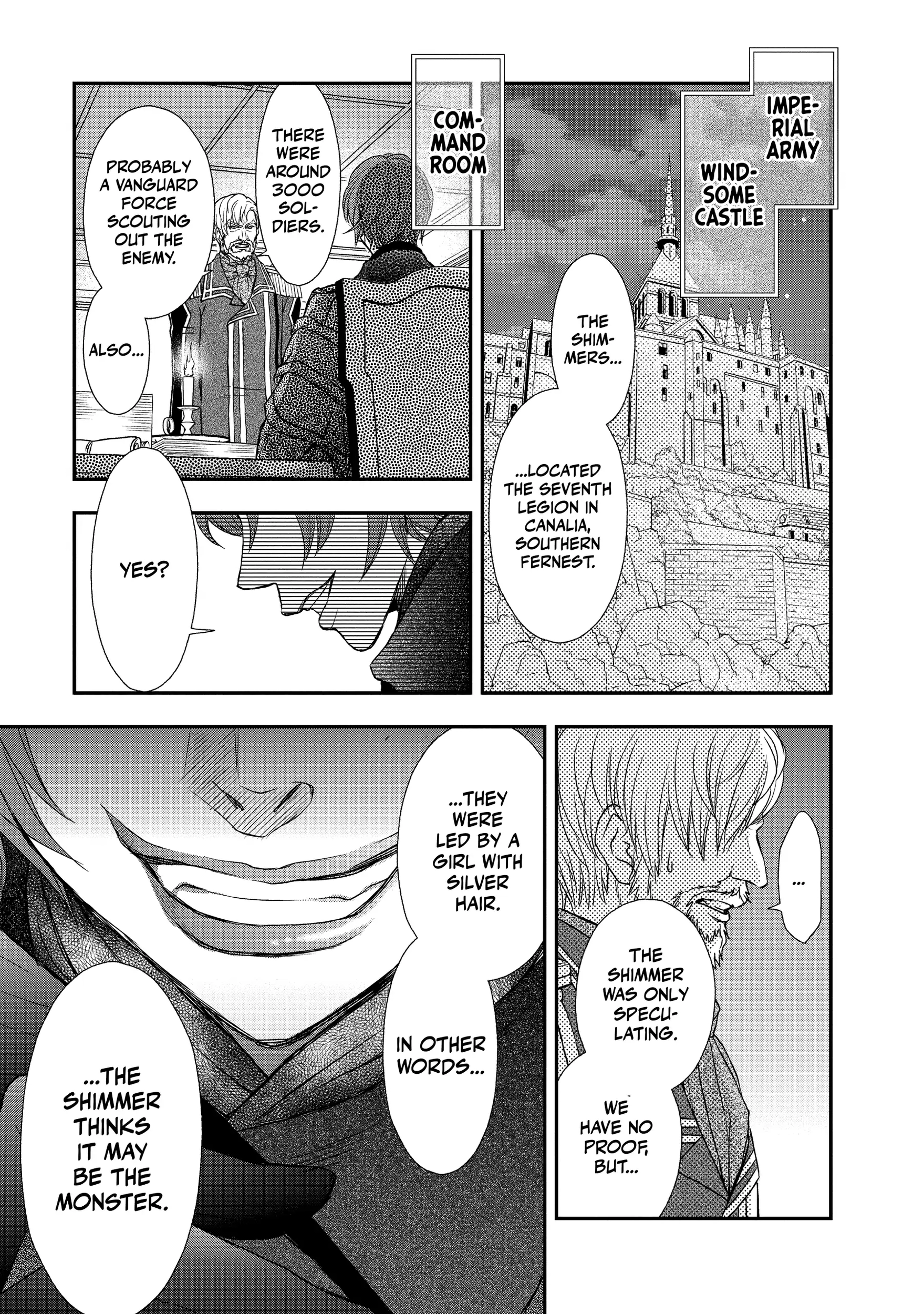 Shinigami ni Sodaterareta Shoujo wa Shikkoku no Tsurugi o Mune ni Idaku Chapter 22 page 15 - 