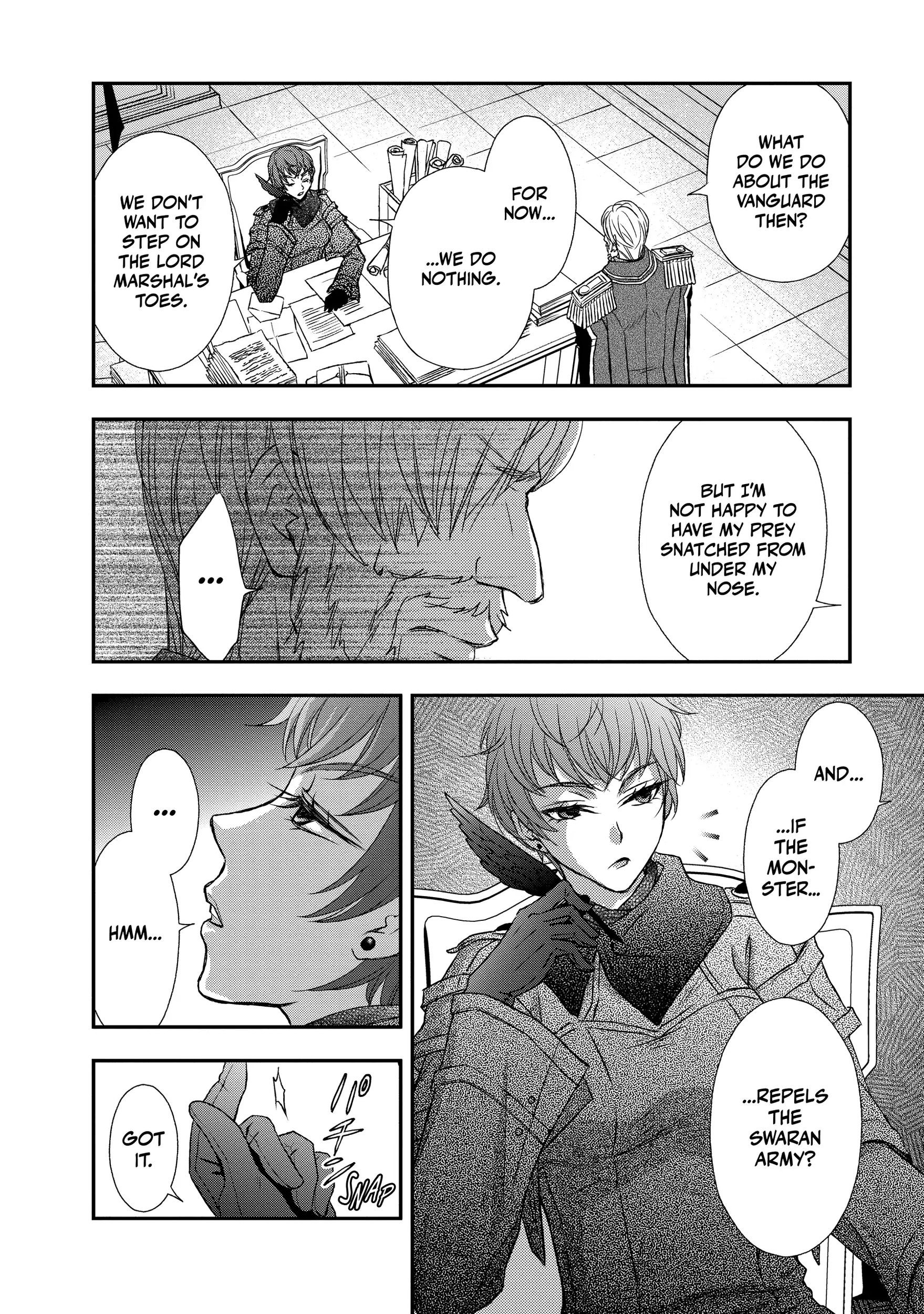 Shinigami ni Sodaterareta Shoujo wa Shikkoku no Tsurugi o Mune ni Idaku Chapter 22 page 20 - 