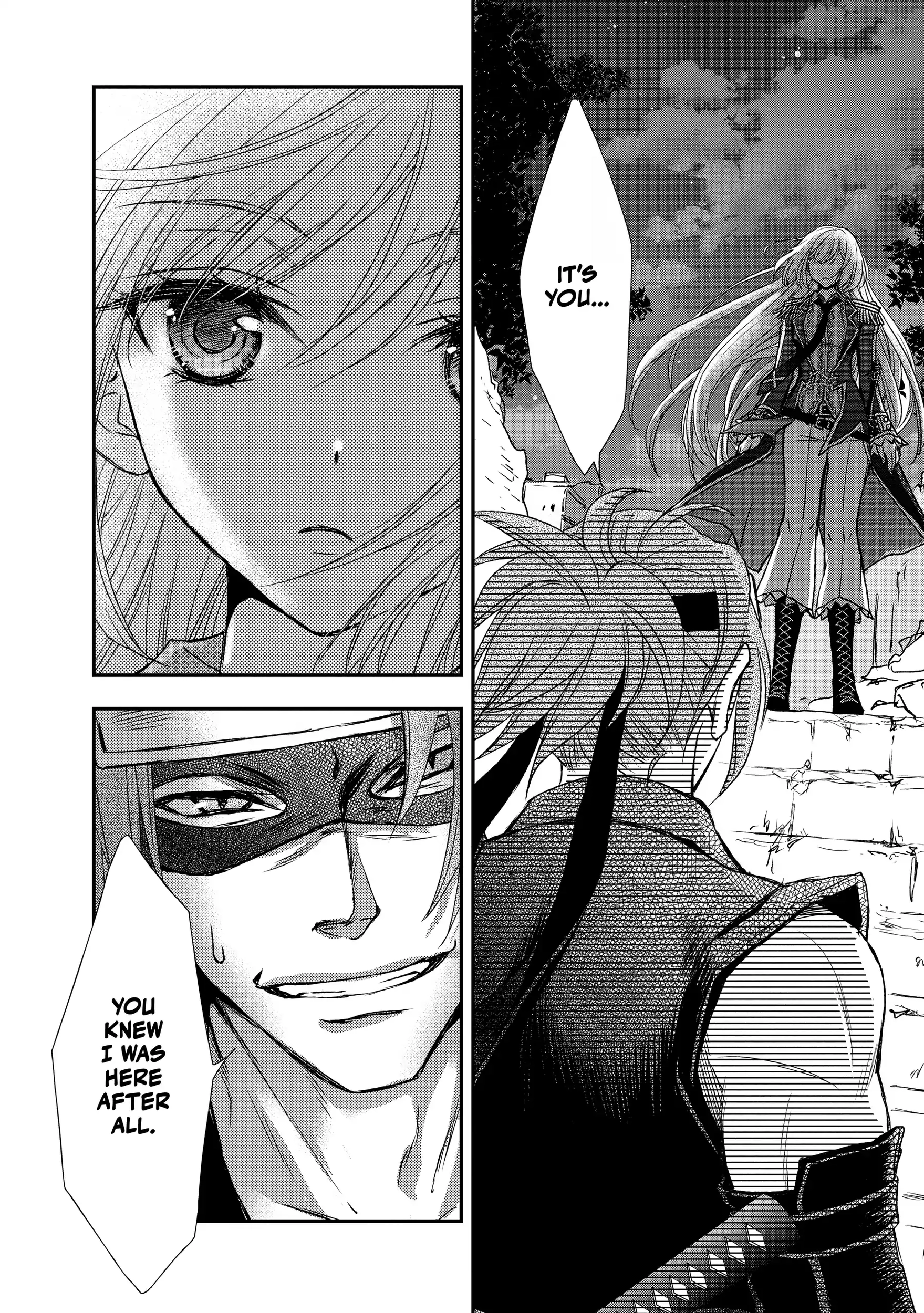 Shinigami ni Sodaterareta Shoujo wa Shikkoku no Tsurugi o Mune ni Idaku Chapter 24 page 18 - 