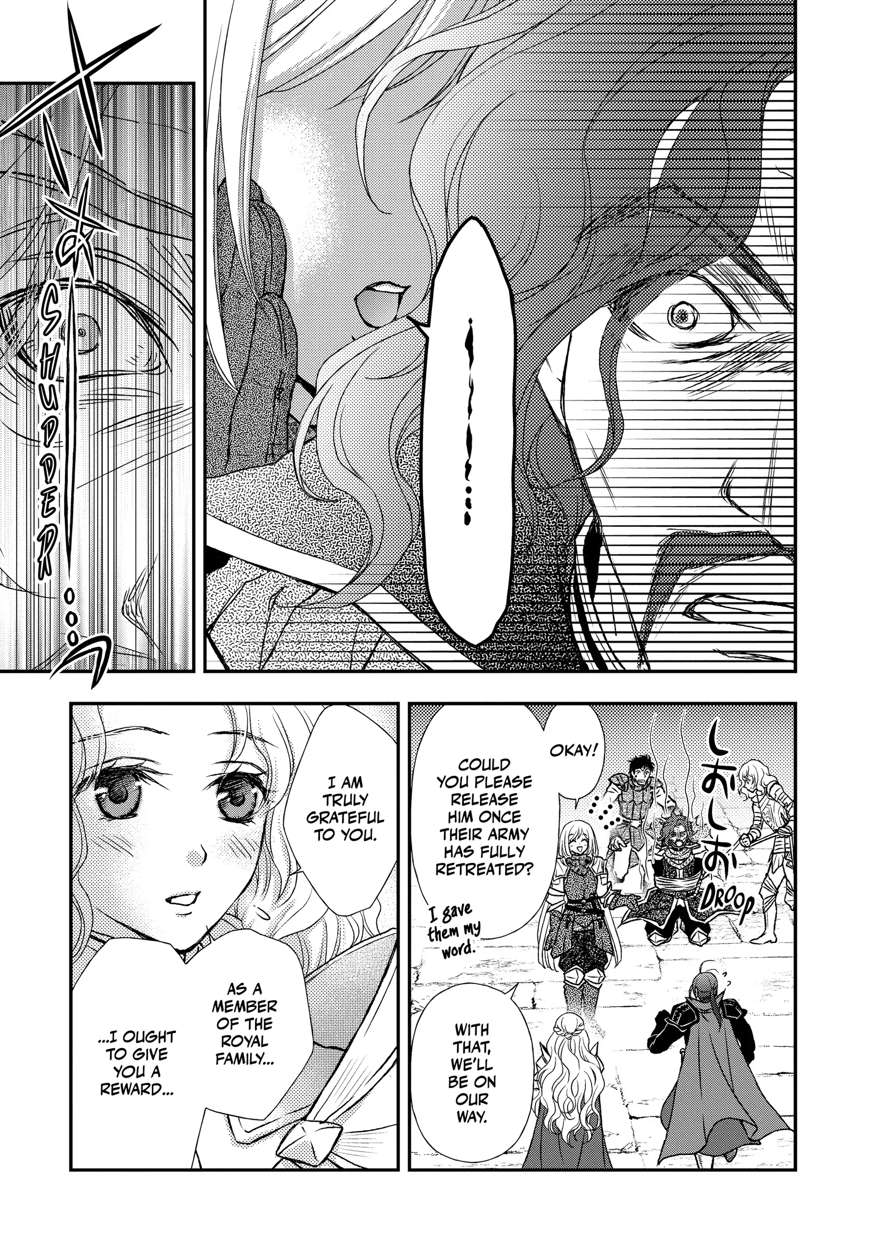 Shinigami ni Sodaterareta Shoujo wa Shikkoku no Tsurugi o Mune ni Idaku Chapter 24 page 7 - 