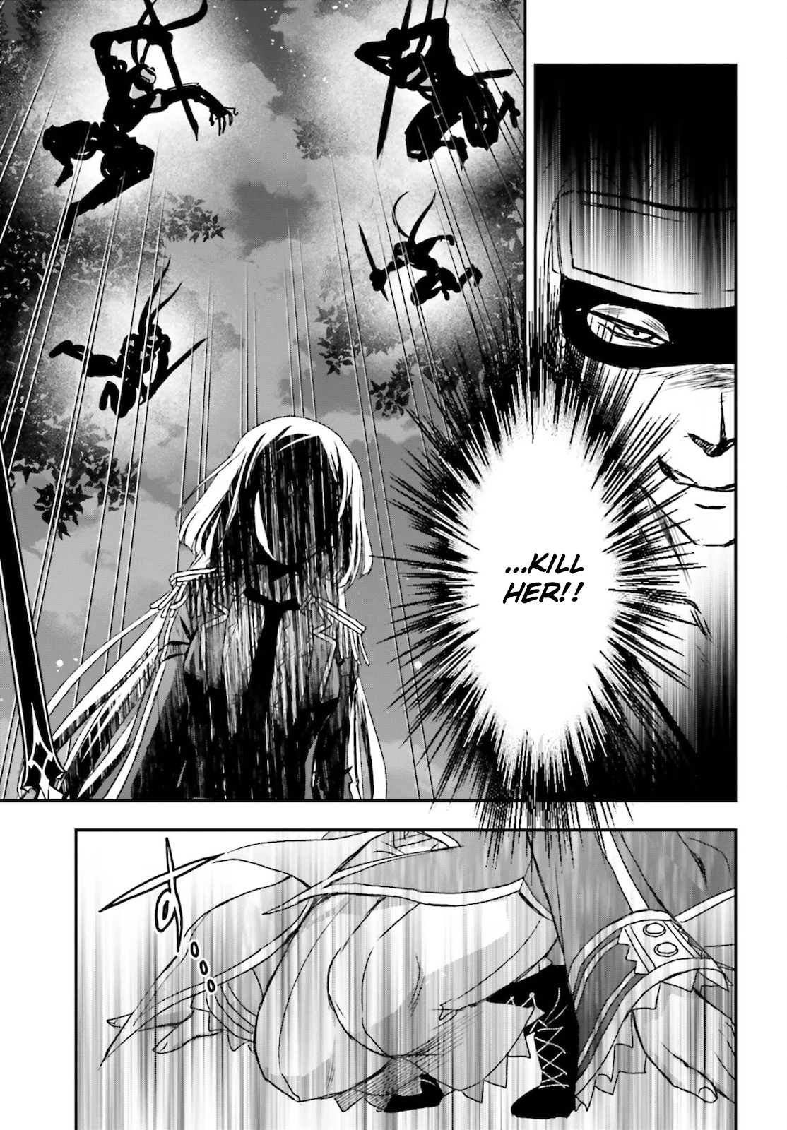 Shinigami ni Sodaterareta Shoujo wa Shikkoku no Tsurugi o Mune ni Idaku Chapter 25 page 5 - 