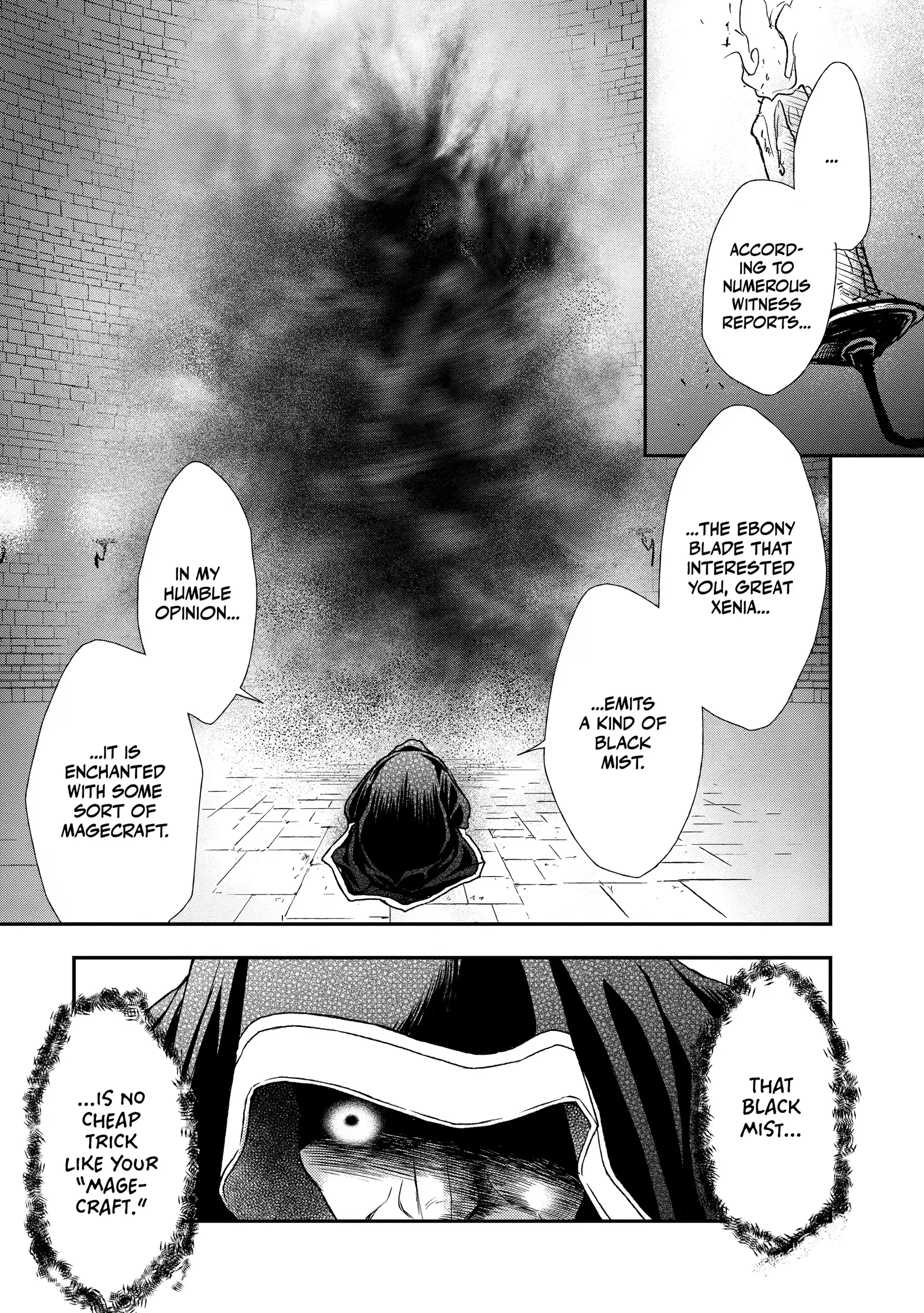 Shinigami ni Sodaterareta Shoujo wa Shikkoku no Tsurugi o Mune ni Idaku Chapter 26 page 19 - 