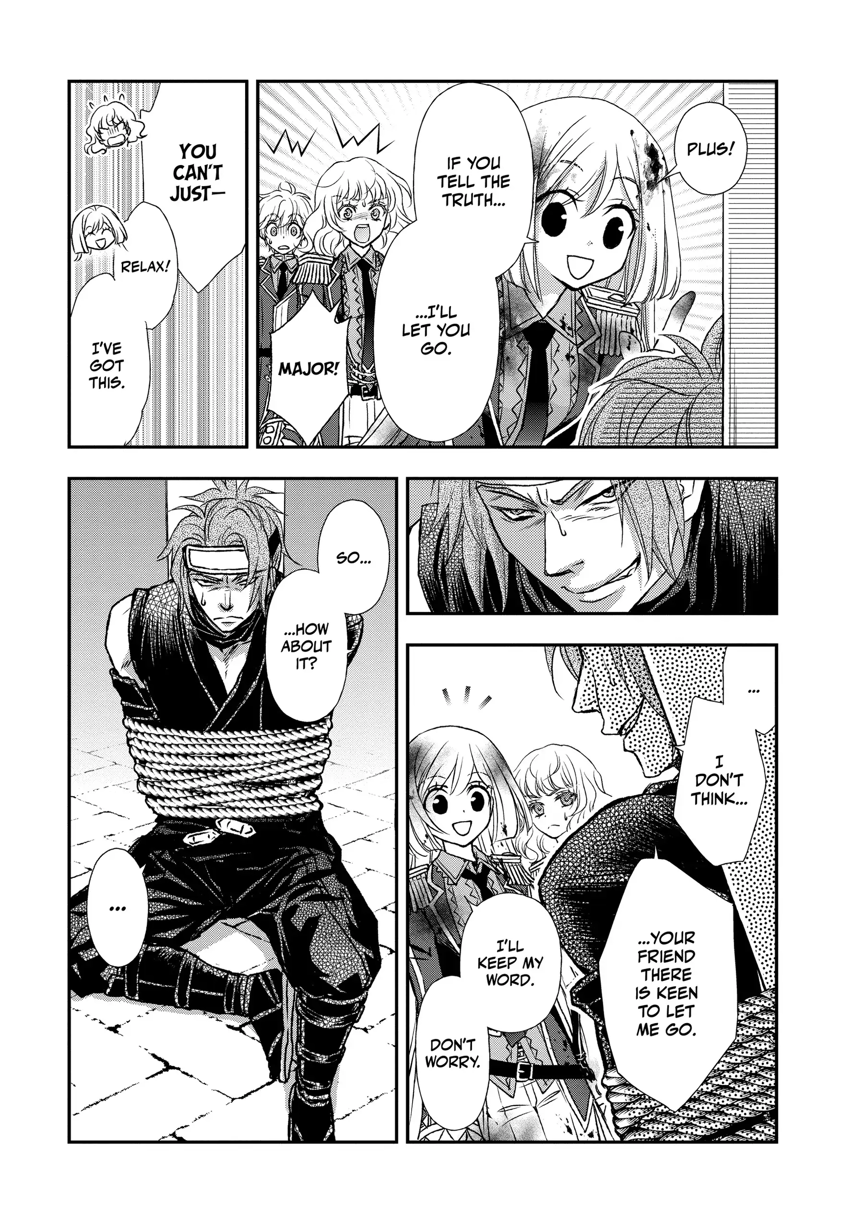Shinigami ni Sodaterareta Shoujo wa Shikkoku no Tsurugi o Mune ni Idaku Chapter 26 page 5 - 