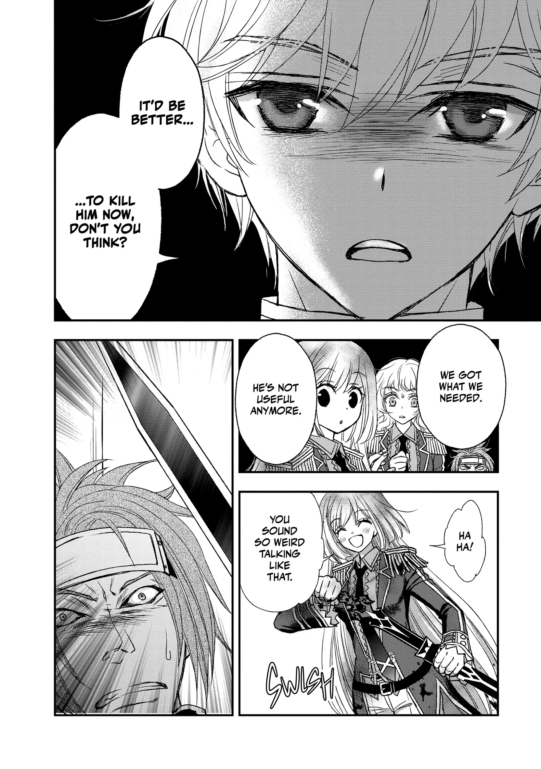 Shinigami ni Sodaterareta Shoujo wa Shikkoku no Tsurugi o Mune ni Idaku Chapter 26 page 10 - 