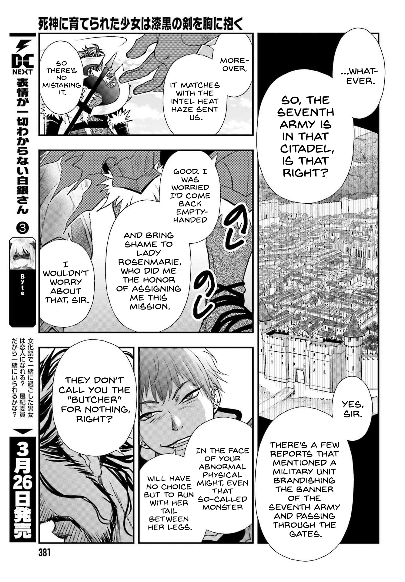 Shinigami ni Sodaterareta Shoujo wa Shikkoku no Tsurugi o Mune ni Idaku Chapter 27 page 11 - 