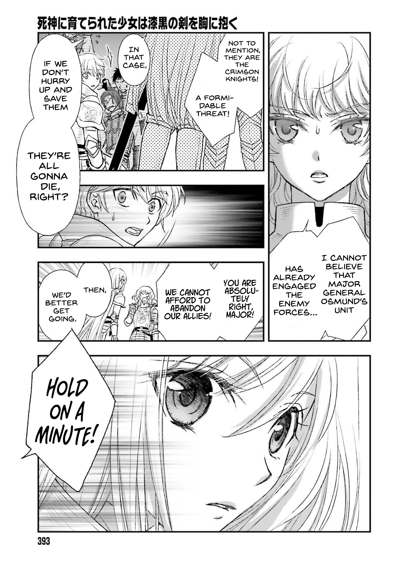 Shinigami ni Sodaterareta Shoujo wa Shikkoku no Tsurugi o Mune ni Idaku Chapter 27 page 23 - 