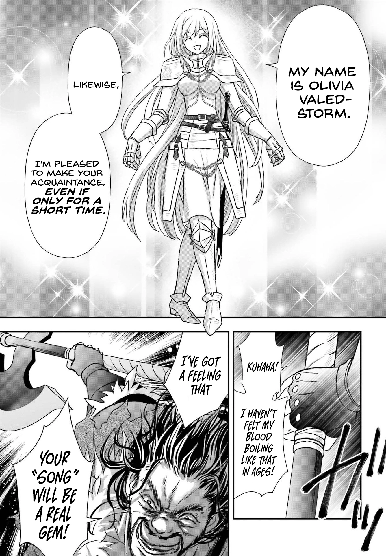 Shinigami ni Sodaterareta Shoujo wa Shikkoku no Tsurugi o Mune ni Idaku Chapter 28 page 19 - 