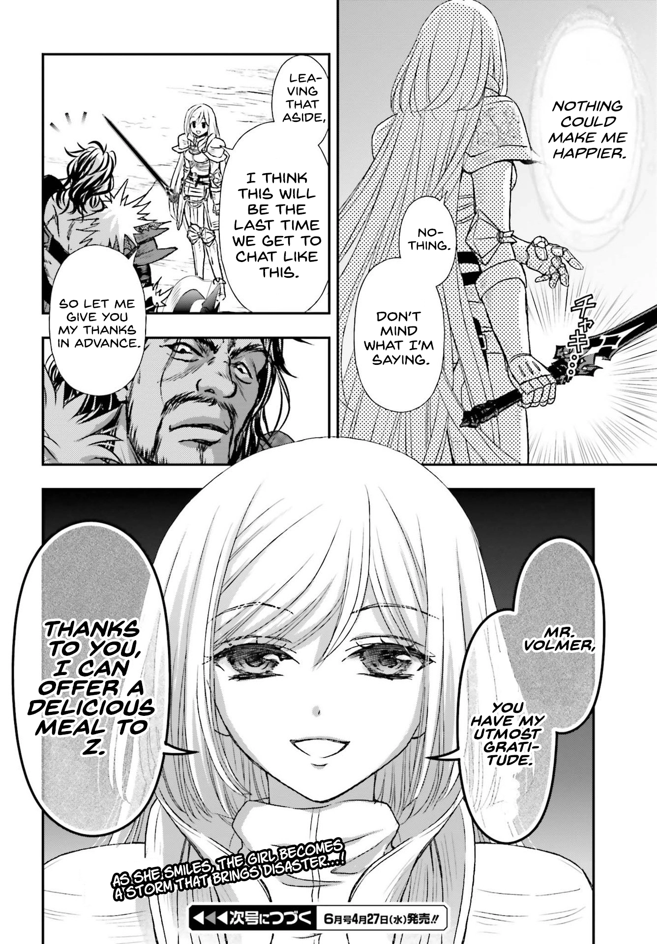 Shinigami ni Sodaterareta Shoujo wa Shikkoku no Tsurugi o Mune ni Idaku Chapter 28 page 24 - 