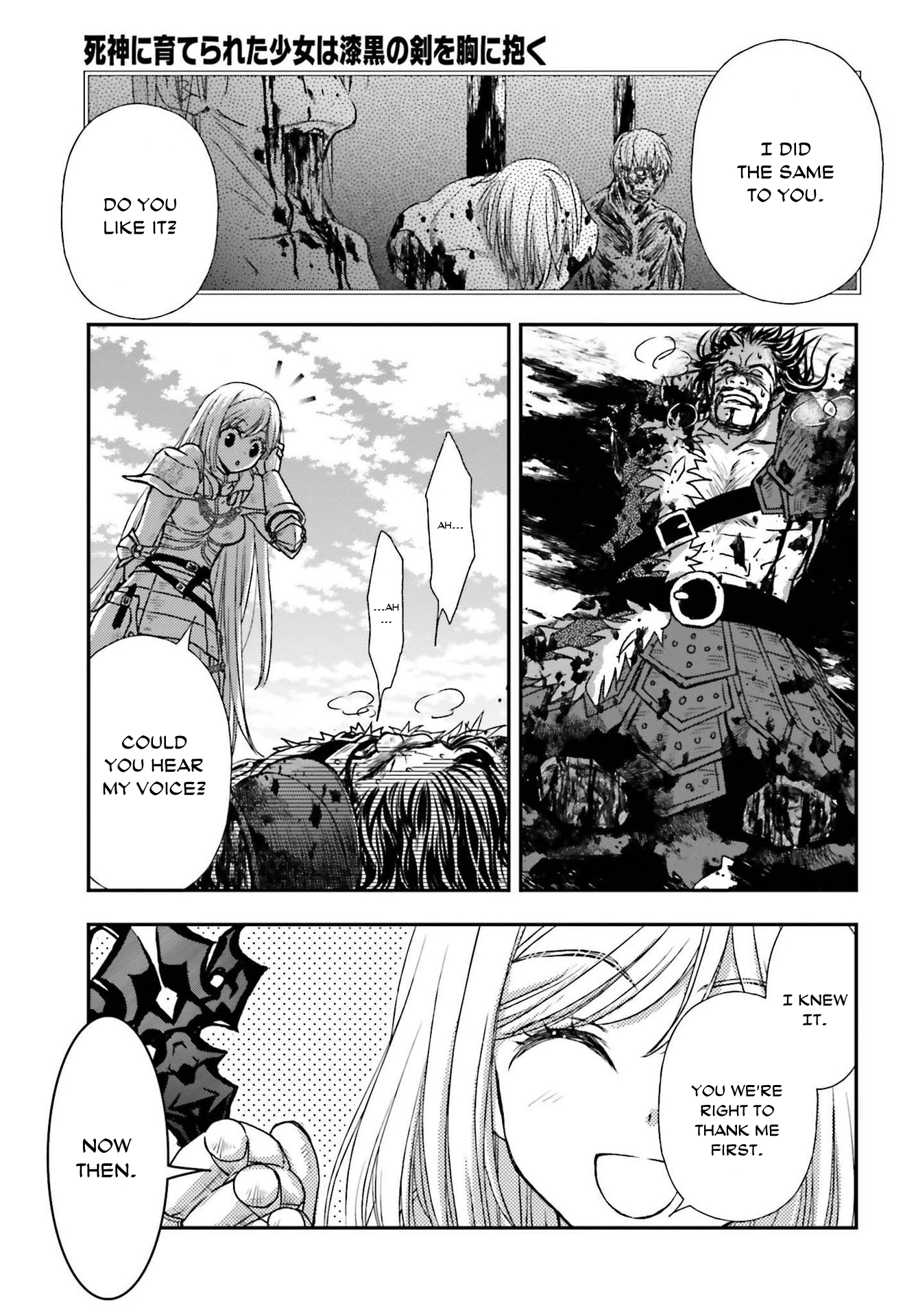 Shinigami ni Sodaterareta Shoujo wa Shikkoku no Tsurugi o Mune ni Idaku Chapter 29.1 page 23 - 