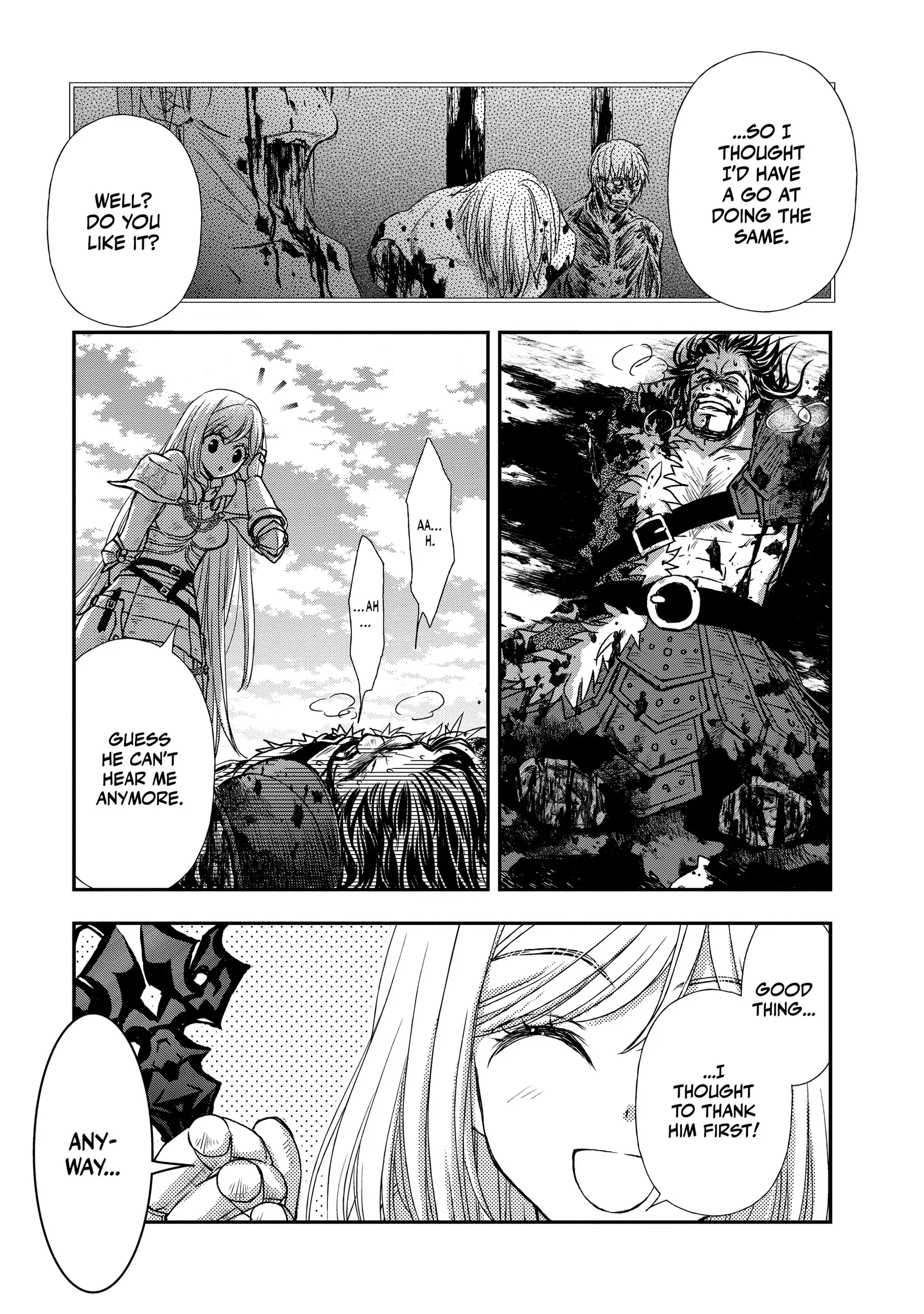 Shinigami ni Sodaterareta Shoujo wa Shikkoku no Tsurugi o Mune ni Idaku Chapter 29 page 23 - 