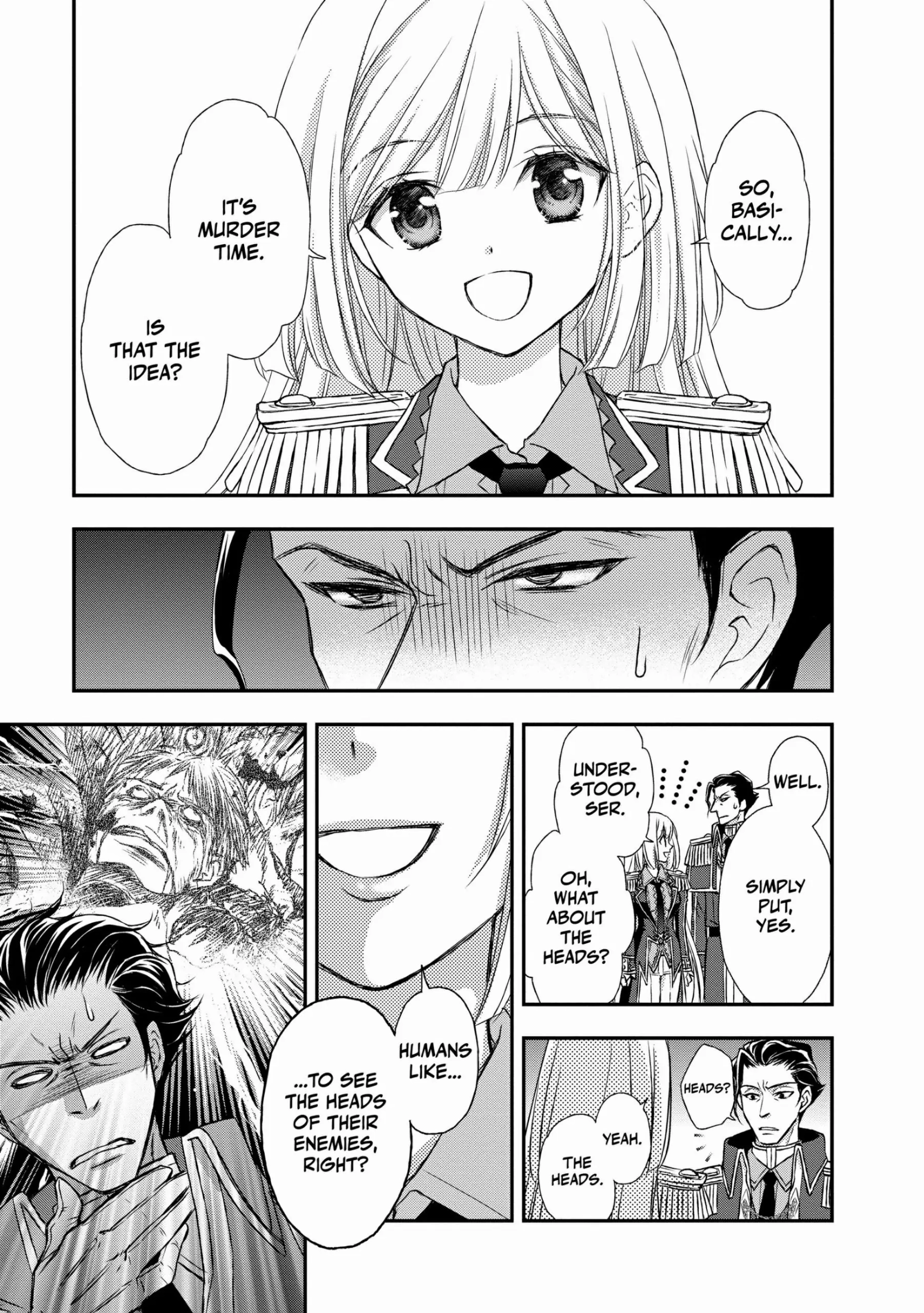 Shinigami ni Sodaterareta Shoujo wa Shikkoku no Tsurugi o Mune ni Idaku Chapter 3 page 25 - 