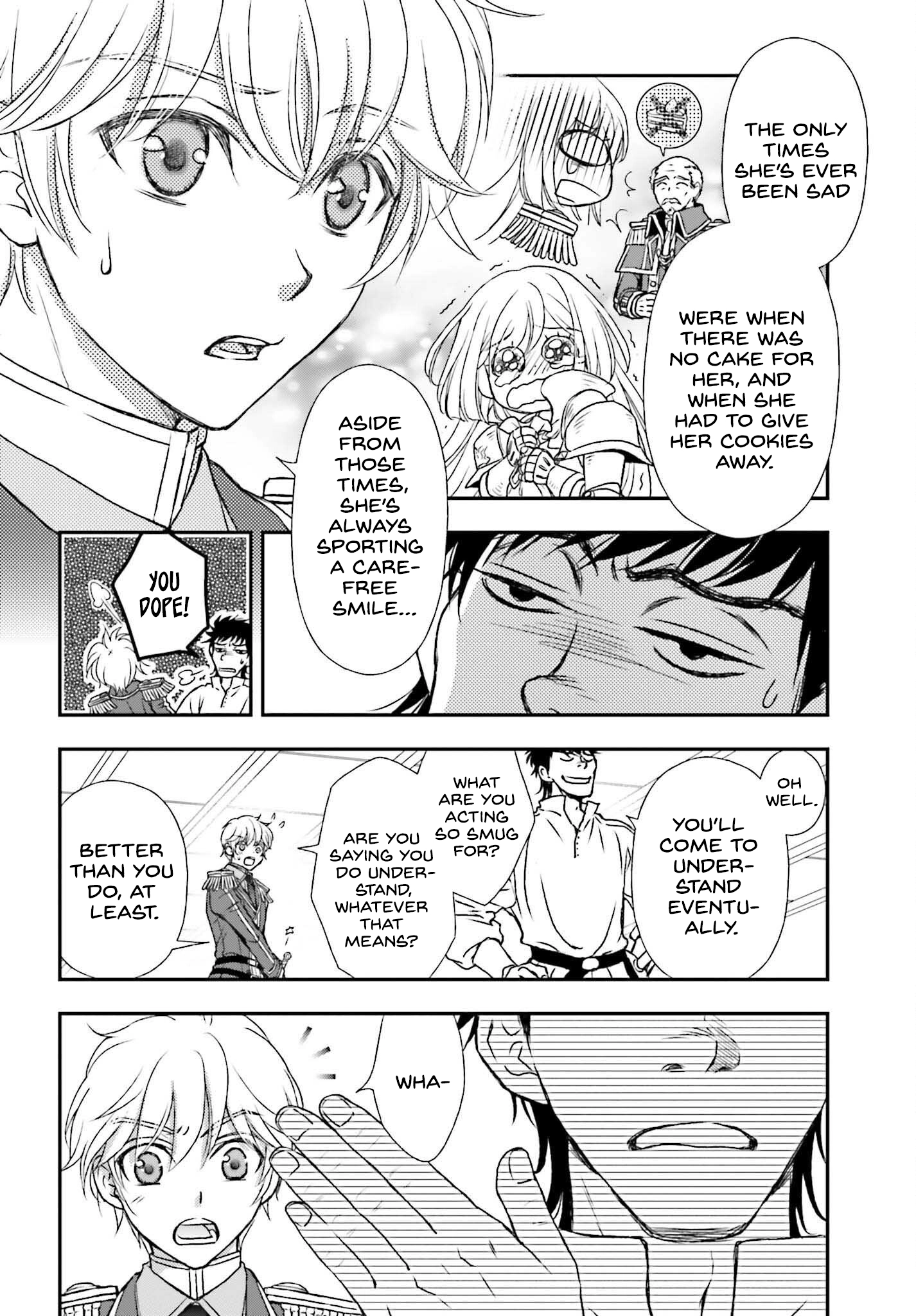 Shinigami ni Sodaterareta Shoujo wa Shikkoku no Tsurugi o Mune ni Idaku Chapter 30 page 14 - 