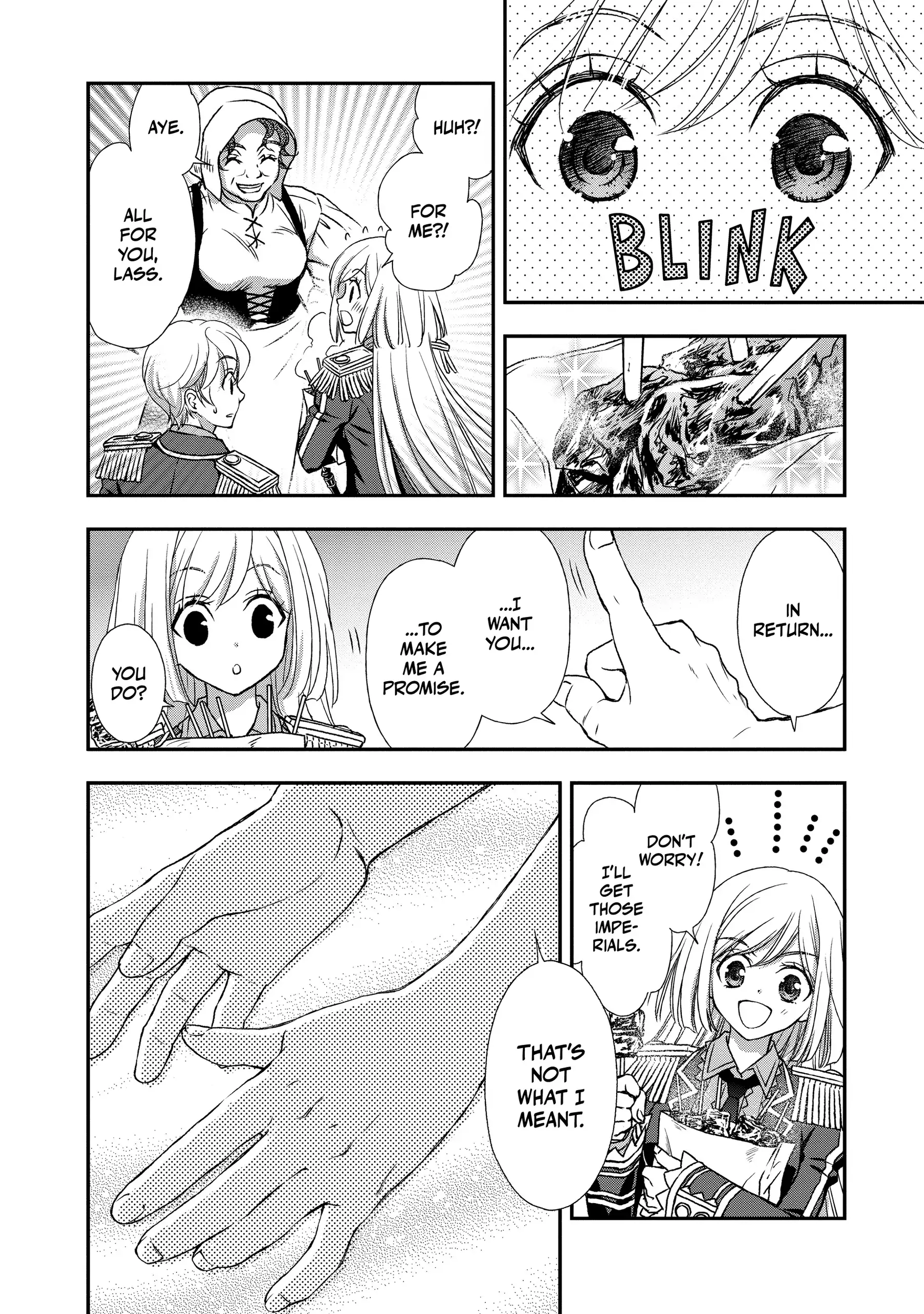 Shinigami ni Sodaterareta Shoujo wa Shikkoku no Tsurugi o Mune ni Idaku Chapter 32 page 12 - 