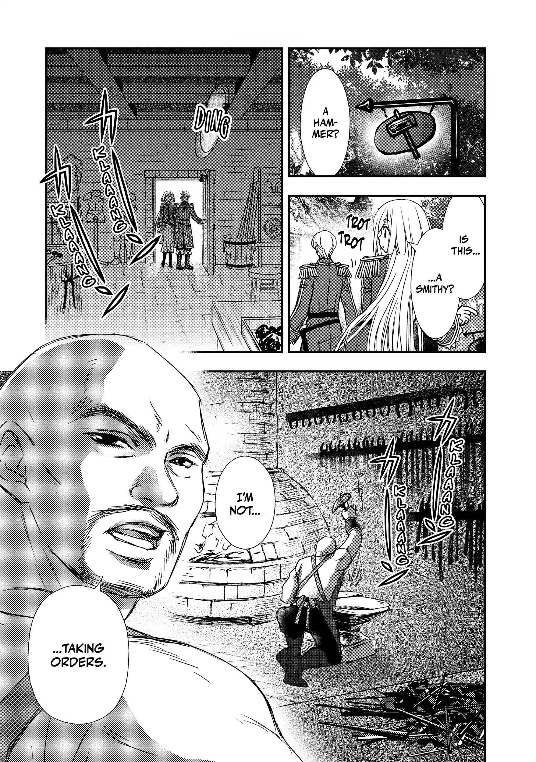 Shinigami ni Sodaterareta Shoujo wa Shikkoku no Tsurugi o Mune ni Idaku Chapter 32 page 17 - 