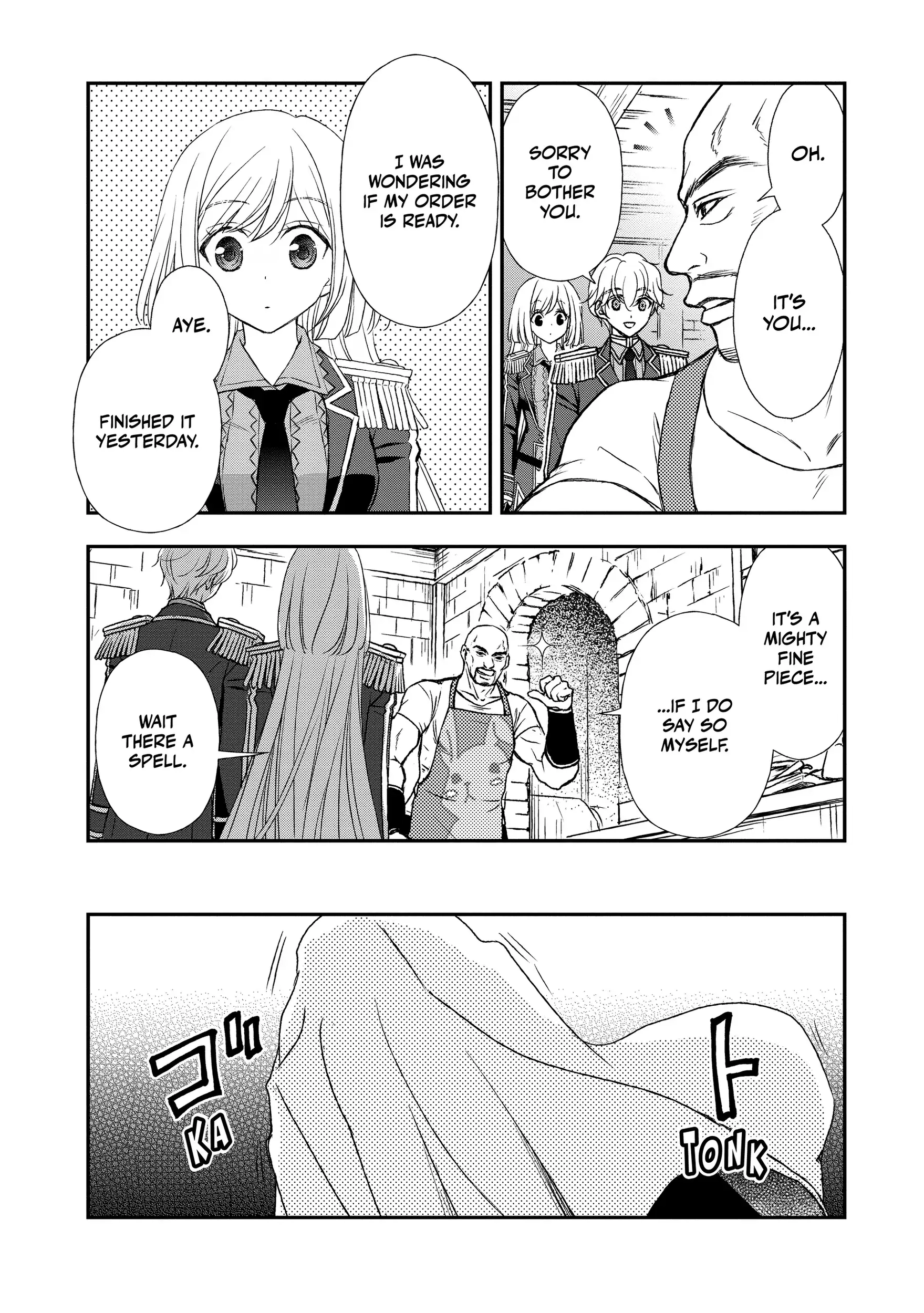 Shinigami ni Sodaterareta Shoujo wa Shikkoku no Tsurugi o Mune ni Idaku Chapter 32 page 18 - 