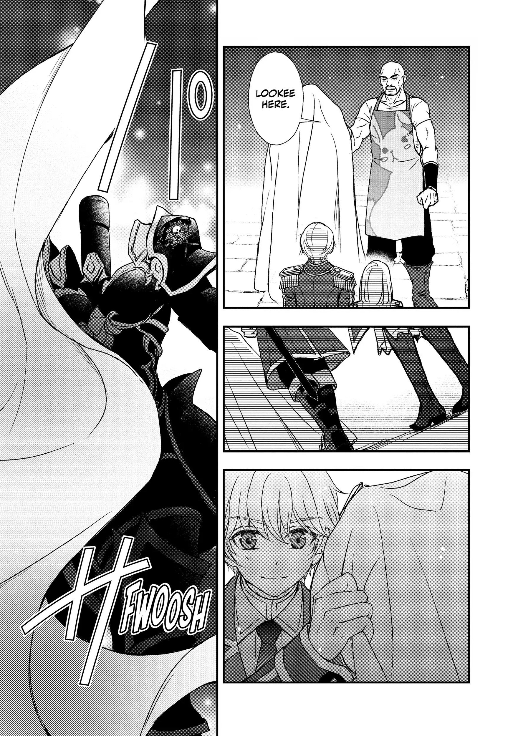 Shinigami ni Sodaterareta Shoujo wa Shikkoku no Tsurugi o Mune ni Idaku Chapter 32 page 19 - 