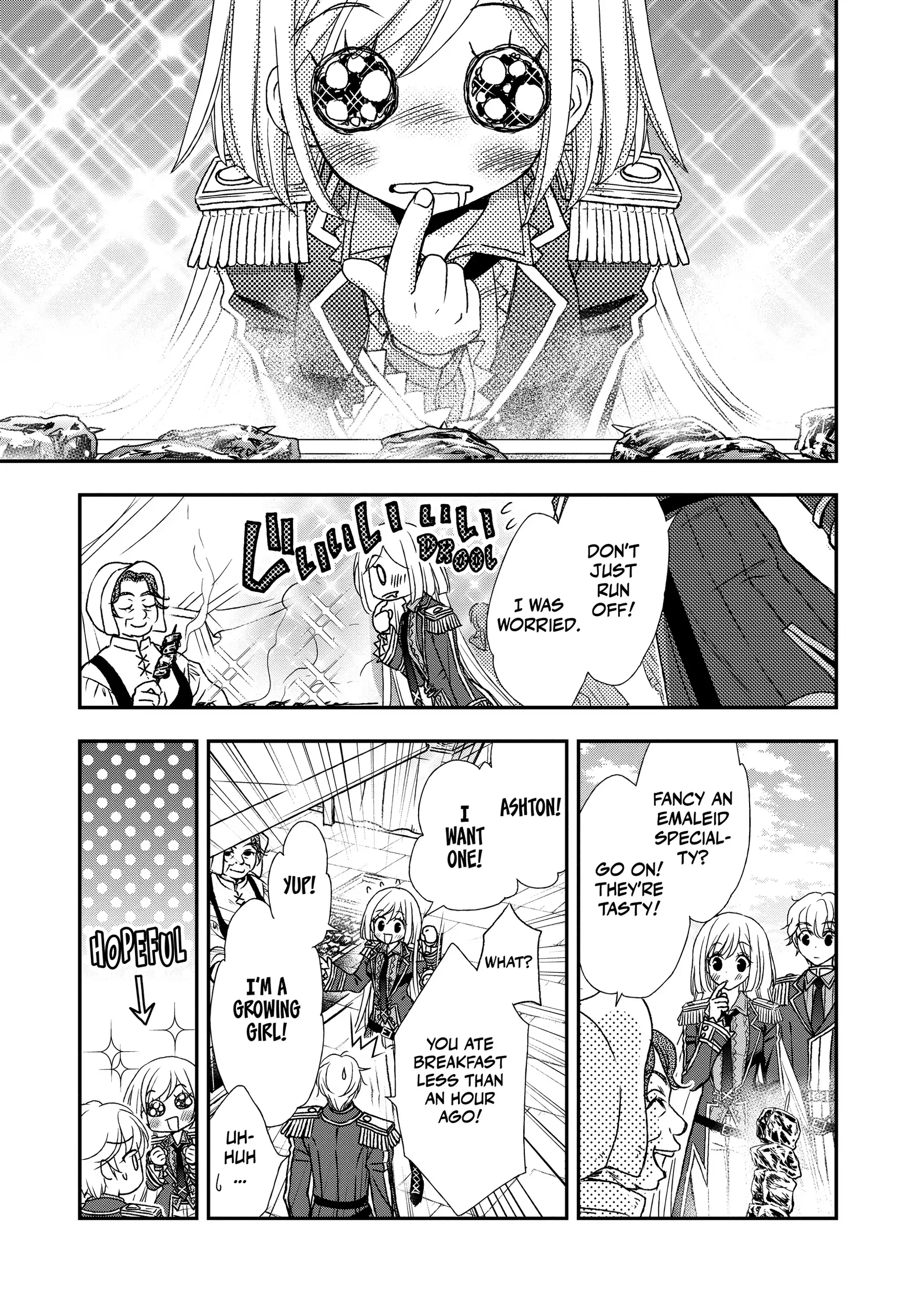 Shinigami ni Sodaterareta Shoujo wa Shikkoku no Tsurugi o Mune ni Idaku Chapter 32 page 3 - 