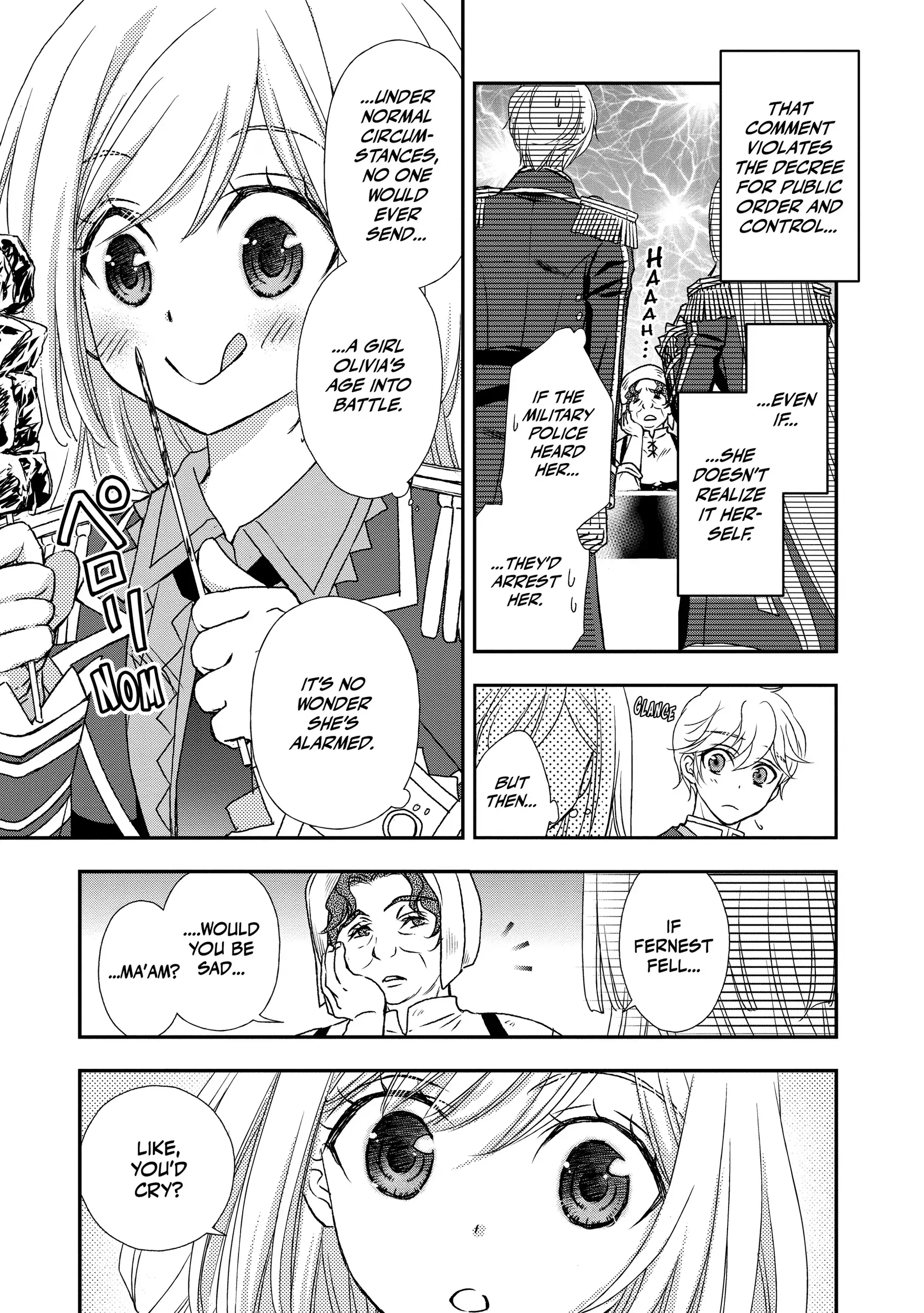 Shinigami ni Sodaterareta Shoujo wa Shikkoku no Tsurugi o Mune ni Idaku Chapter 32 page 9 - 