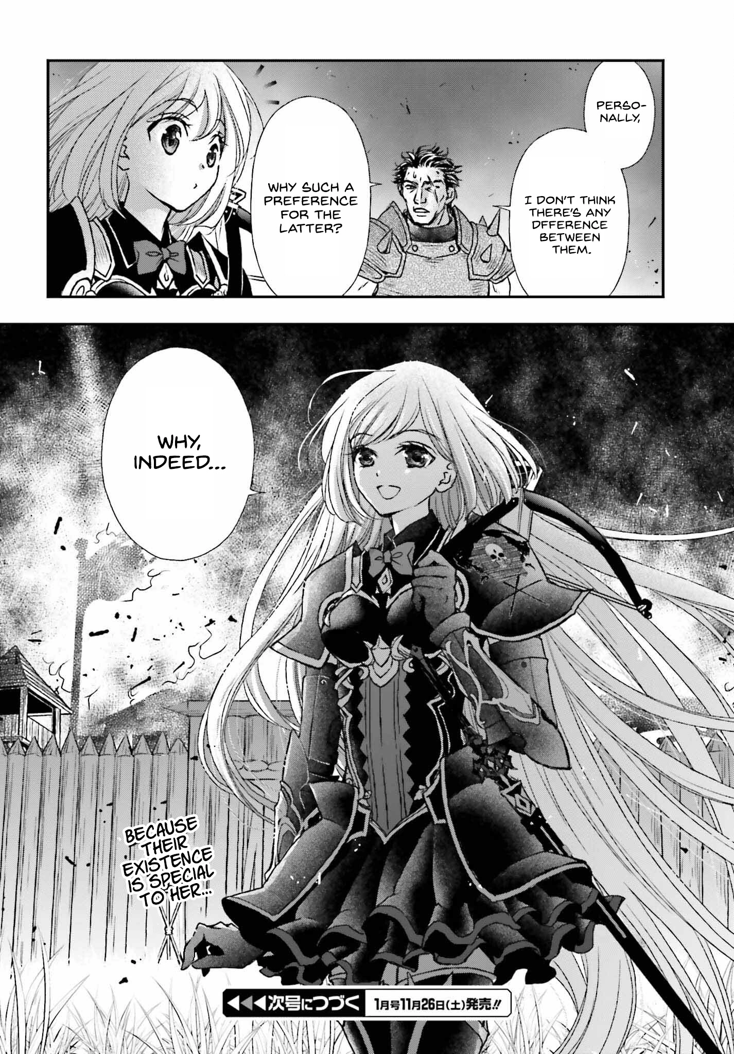 Shinigami ni Sodaterareta Shoujo wa Shikkoku no Tsurugi o Mune ni Idaku Chapter 33.5 page 10 - 