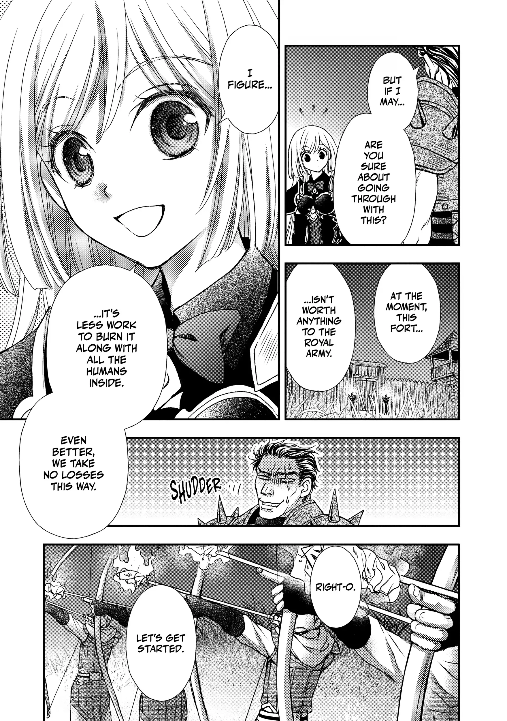 Shinigami ni Sodaterareta Shoujo wa Shikkoku no Tsurugi o Mune ni Idaku Chapter 33 page 17 - 
