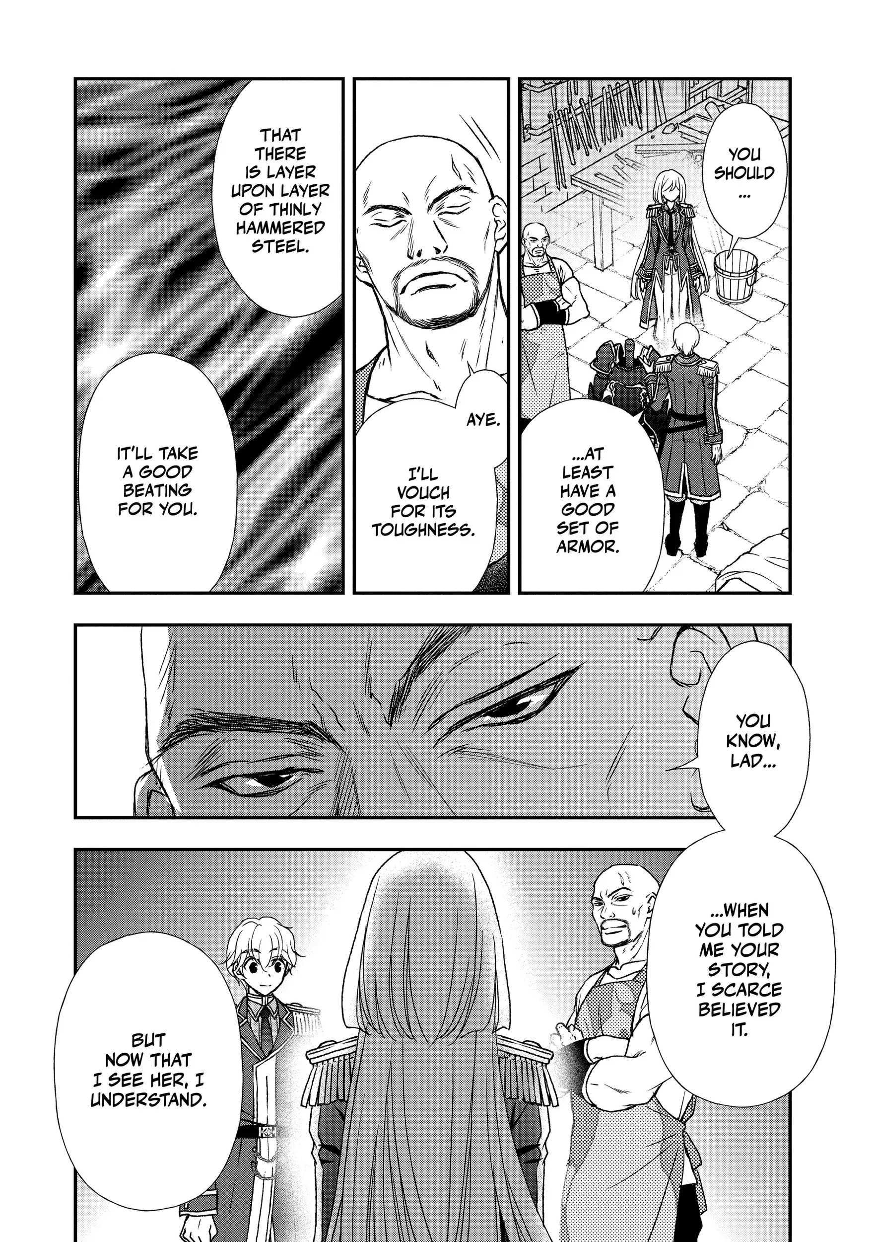 Shinigami ni Sodaterareta Shoujo wa Shikkoku no Tsurugi o Mune ni Idaku Chapter 33 page 3 - 