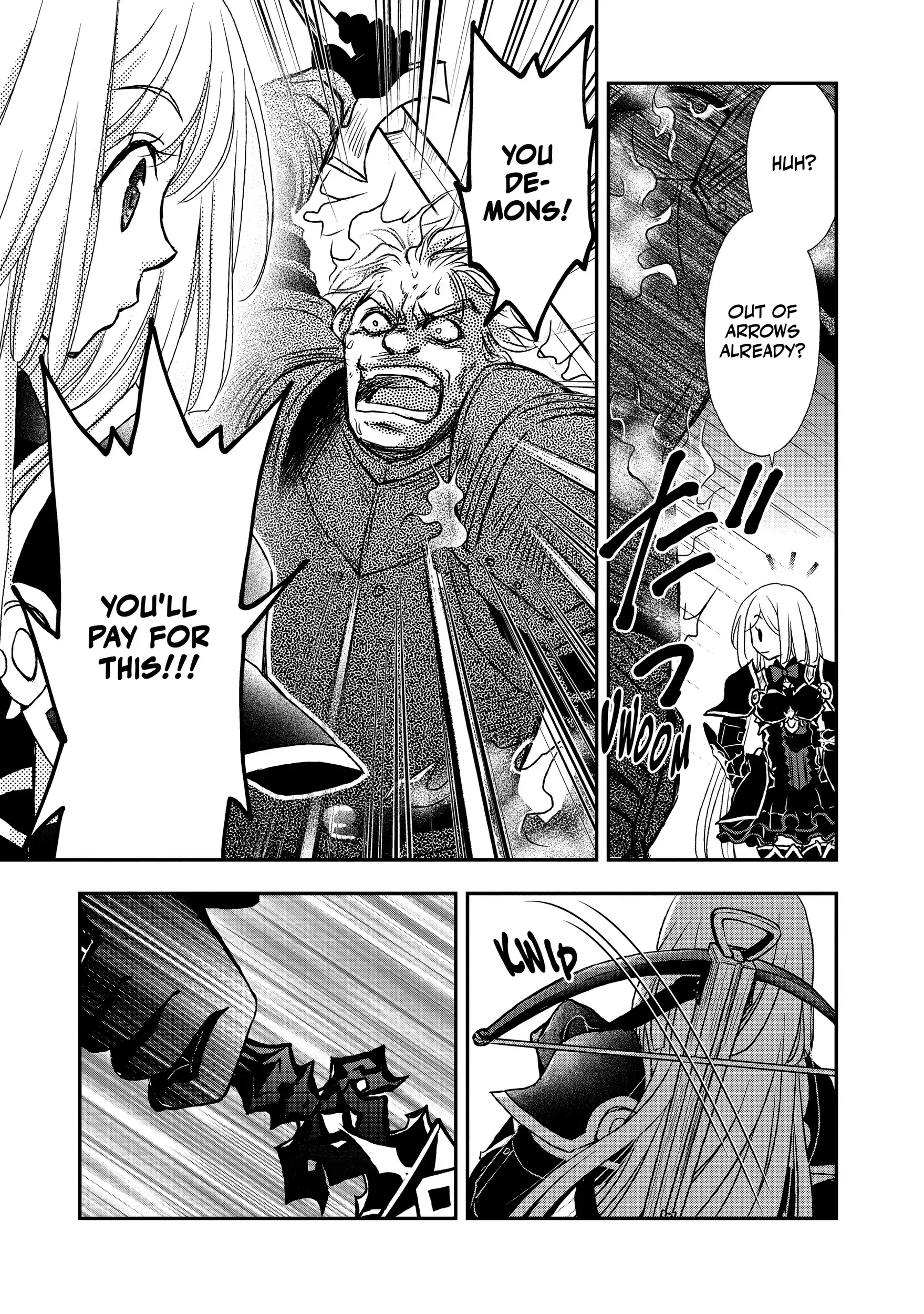 Shinigami ni Sodaterareta Shoujo wa Shikkoku no Tsurugi o Mune ni Idaku Chapter 33 page 21 - 
